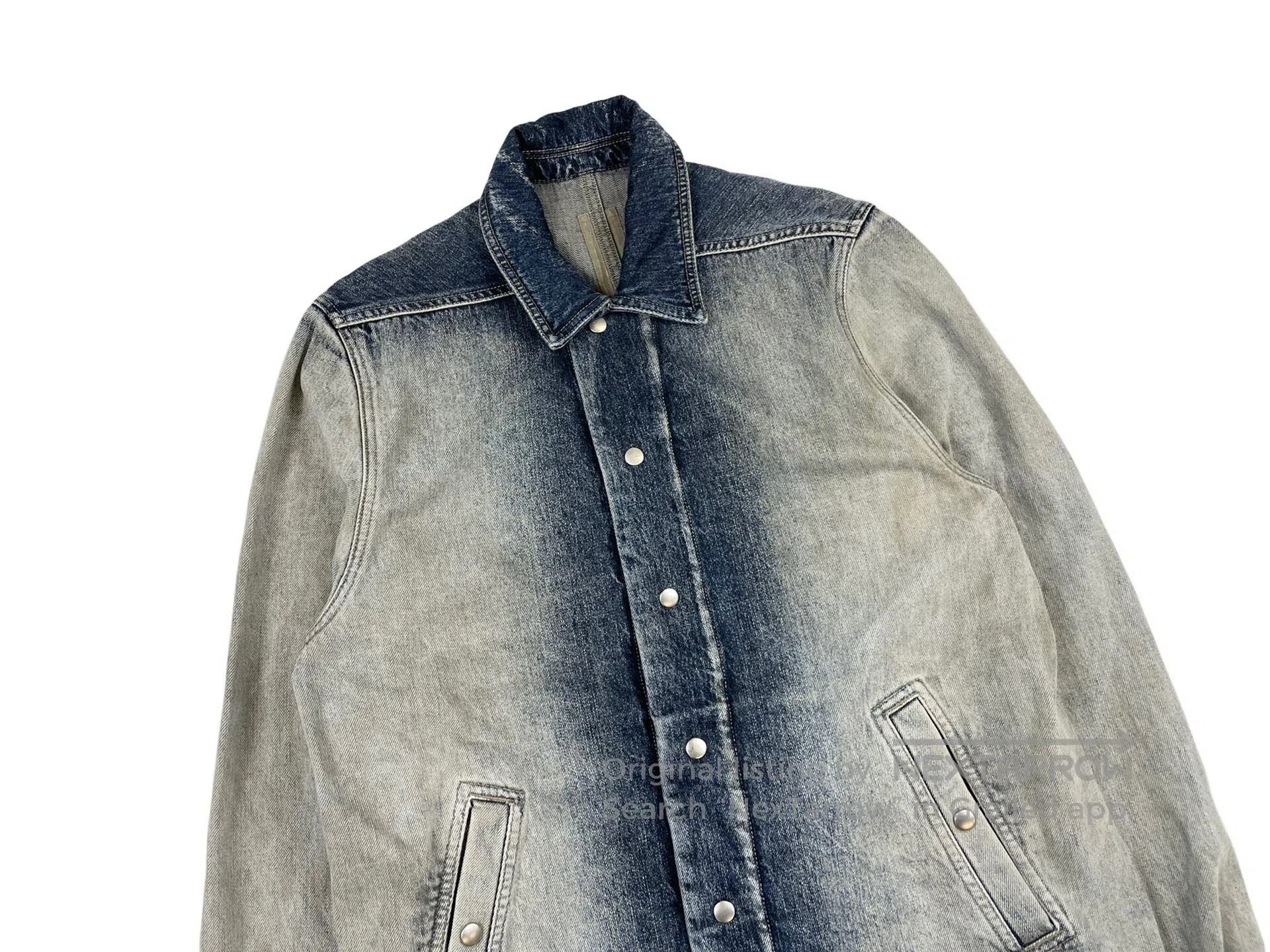 Rick Owens RICK OWENS Gradient Washed Denim Jacket Size US S / EU 44-46 / 1 - 3 Thumbnail