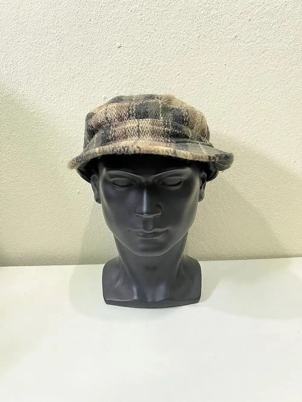 Other New York USA Plaid Tartan Wool Cap Hat Size ONE SIZE - 2 Thumbnail