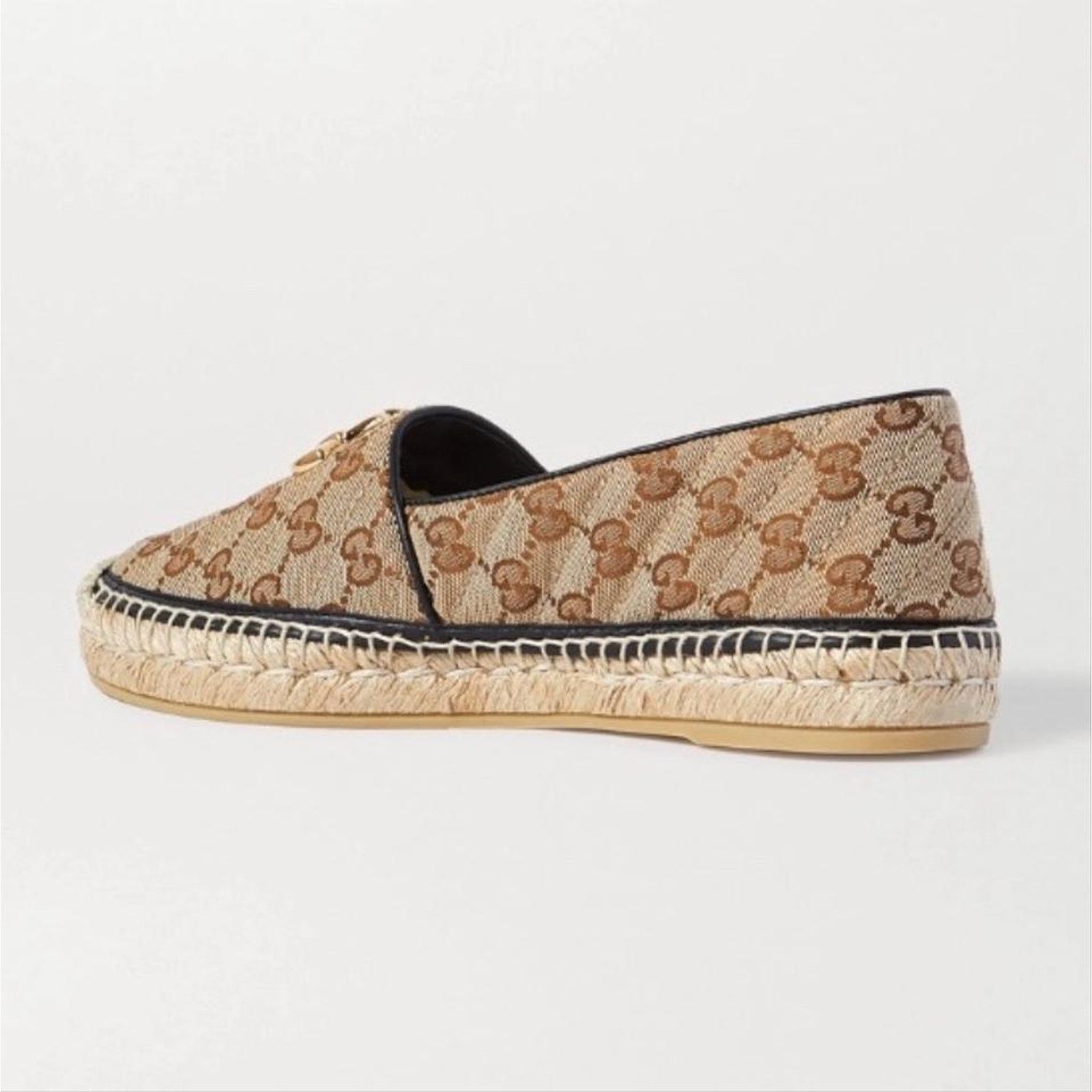 Gucci Pilar marmont GG logo matelasse canvas espadrilles Size US 8 / IT 38 - 5 Thumbnail