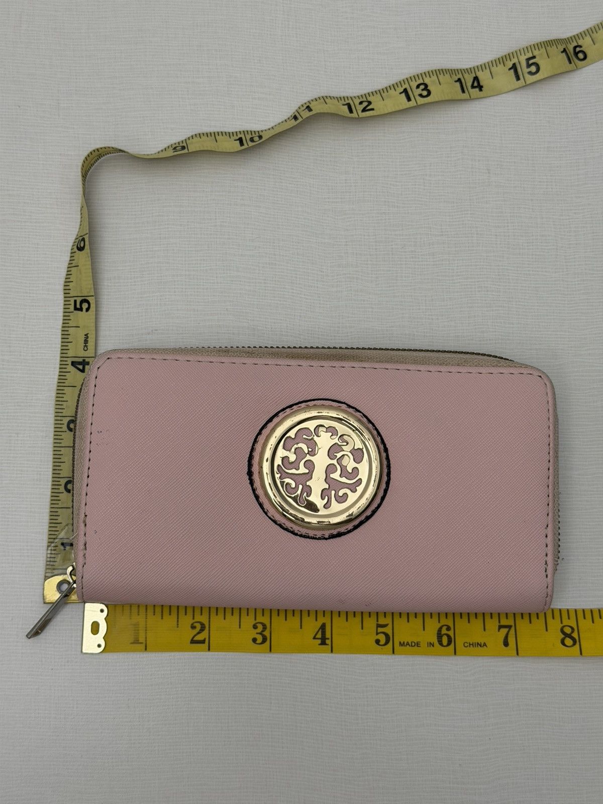 Tory Burch ToryBurch Pink Saffiano Leather ZipAround Continental Wallet Size ONE SIZE - 13 Thumbnail