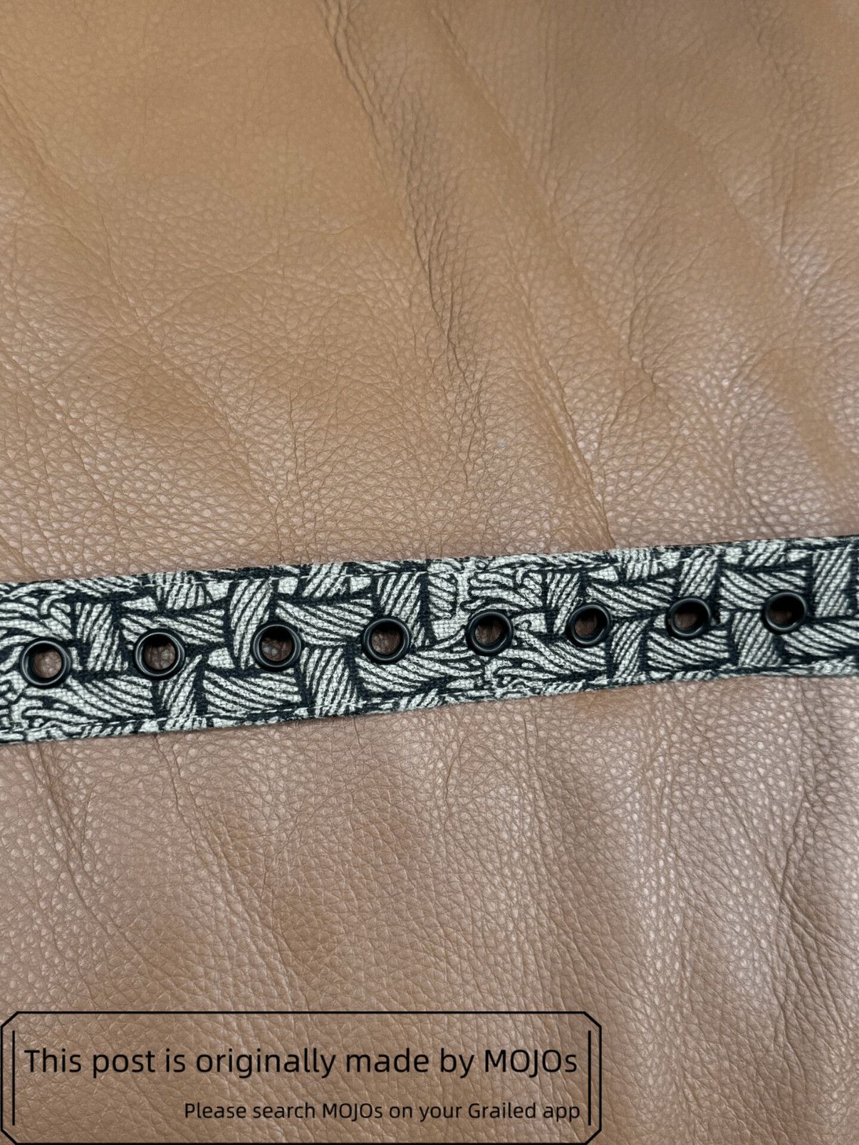 Christopher Nemeth Christopher Nemeth Logo Pattern Belt mojos14391217 Size ONE SIZE - 3 Thumbnail