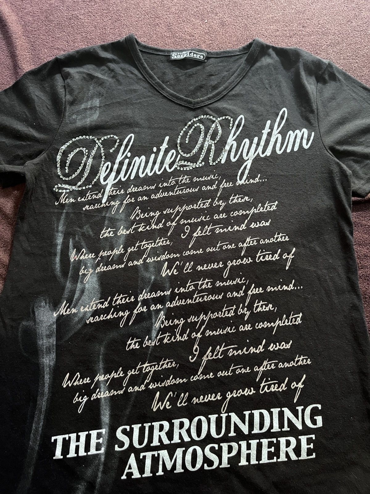Japanese Brand Japanese Sorridere Poem Smoke tees Size US S / EU 44-46 / 1 - 3 Thumbnail