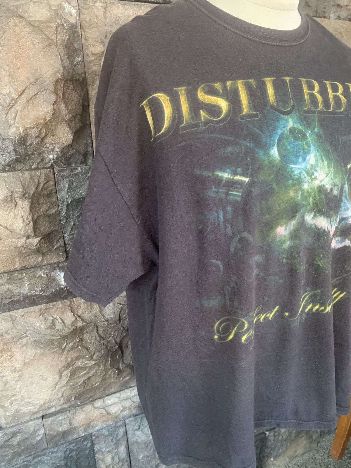 Band Tees × Vintage Vintage Disturbed Heavy Metal Band T shirt Size US XL / EU 56 / 4 - 5 Thumbnail