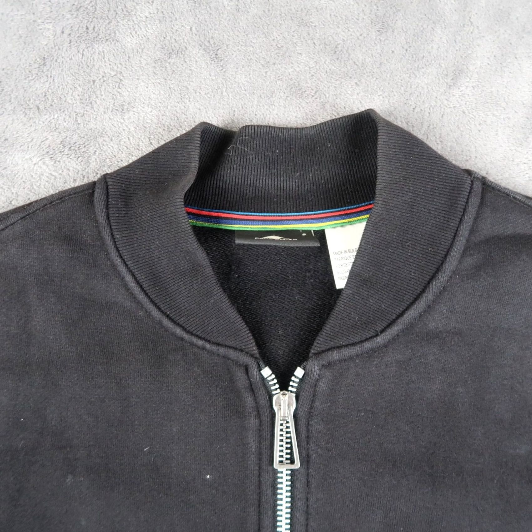 Paul Smith Paul Smith Mens Full Zip Sweatshirt Blk Cotton S Small Logo Embroidered Crew Neck Zip Jacket Gift Size US S / EU 44-46 / 1 - 5 Thumbnail