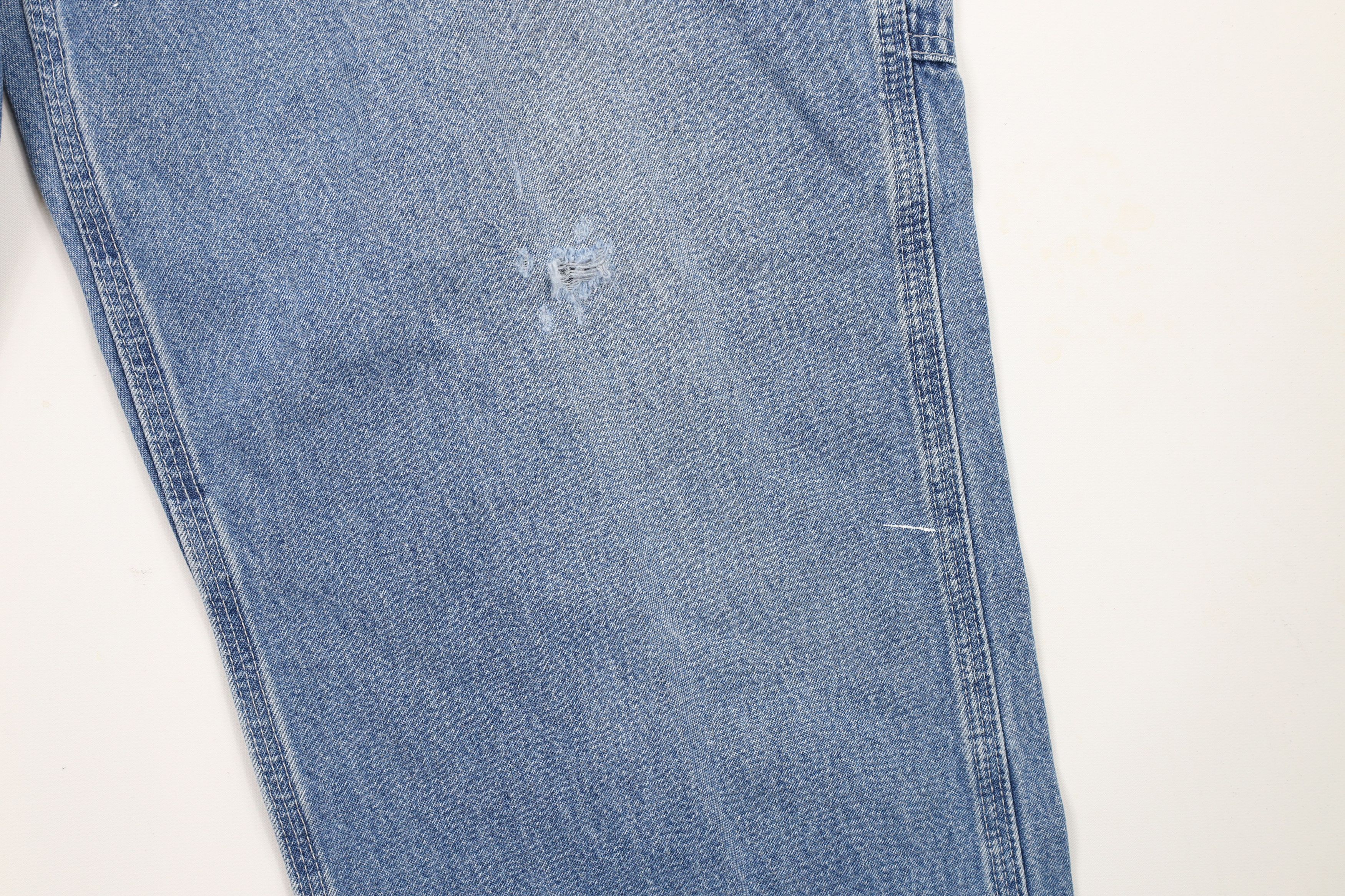 Carhartt × Vintage Vintage Carhartt Spell Out Wide Leg Dungaree Denim Jeans Size US 38 / EU 54 - 5 Thumbnail