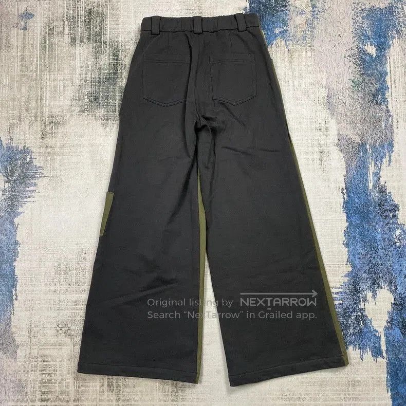 Japanese Brand Soi Reset Women's Green Patchwork Casual Pants. Size 26" / US 2 / IT 38 - 6 Thumbnail