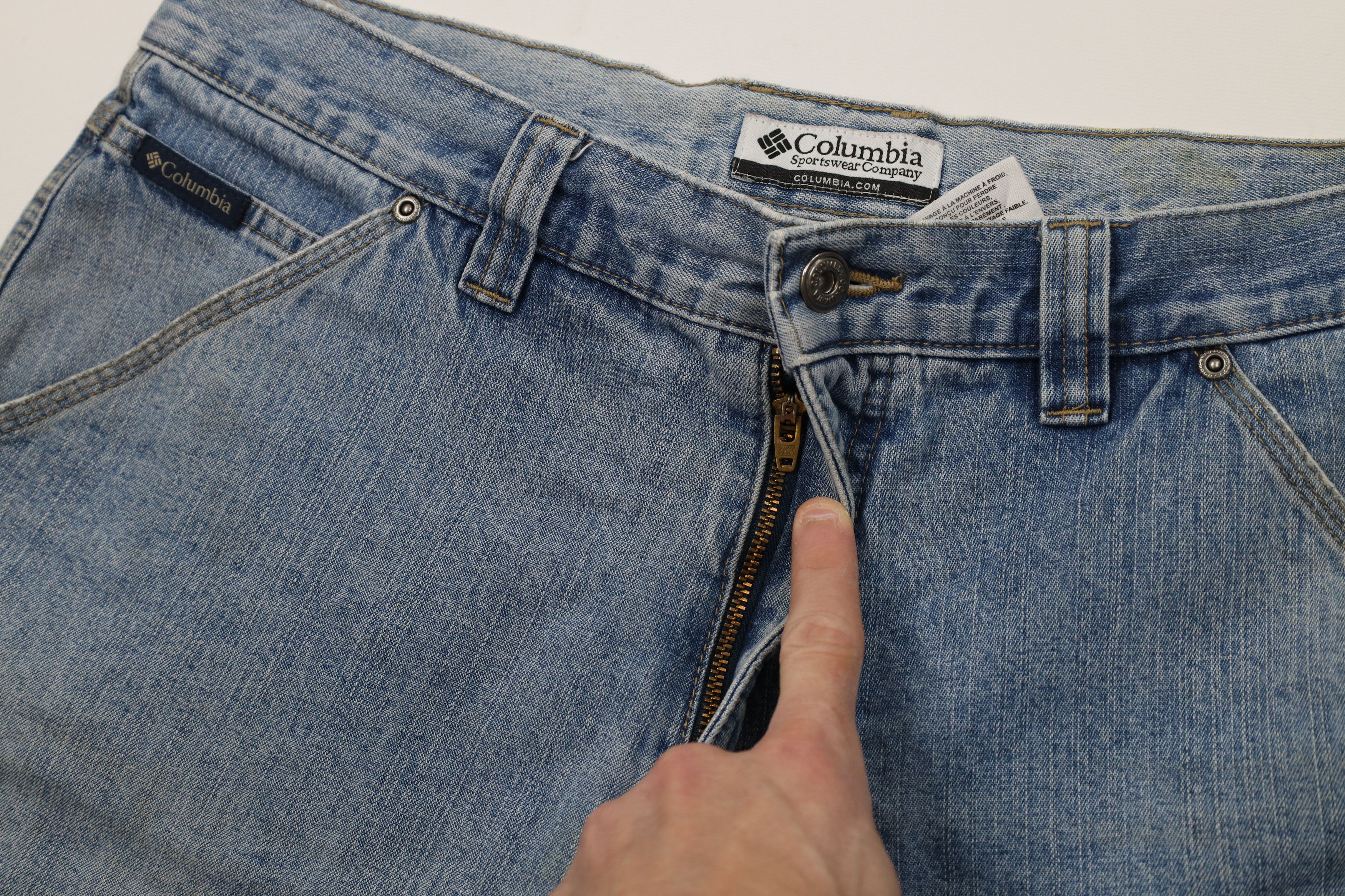 Columbia Vintage Columbia Dungaree Above Knee Denim Jean Shorts Size US 34 / EU 50 - 7 Thumbnail