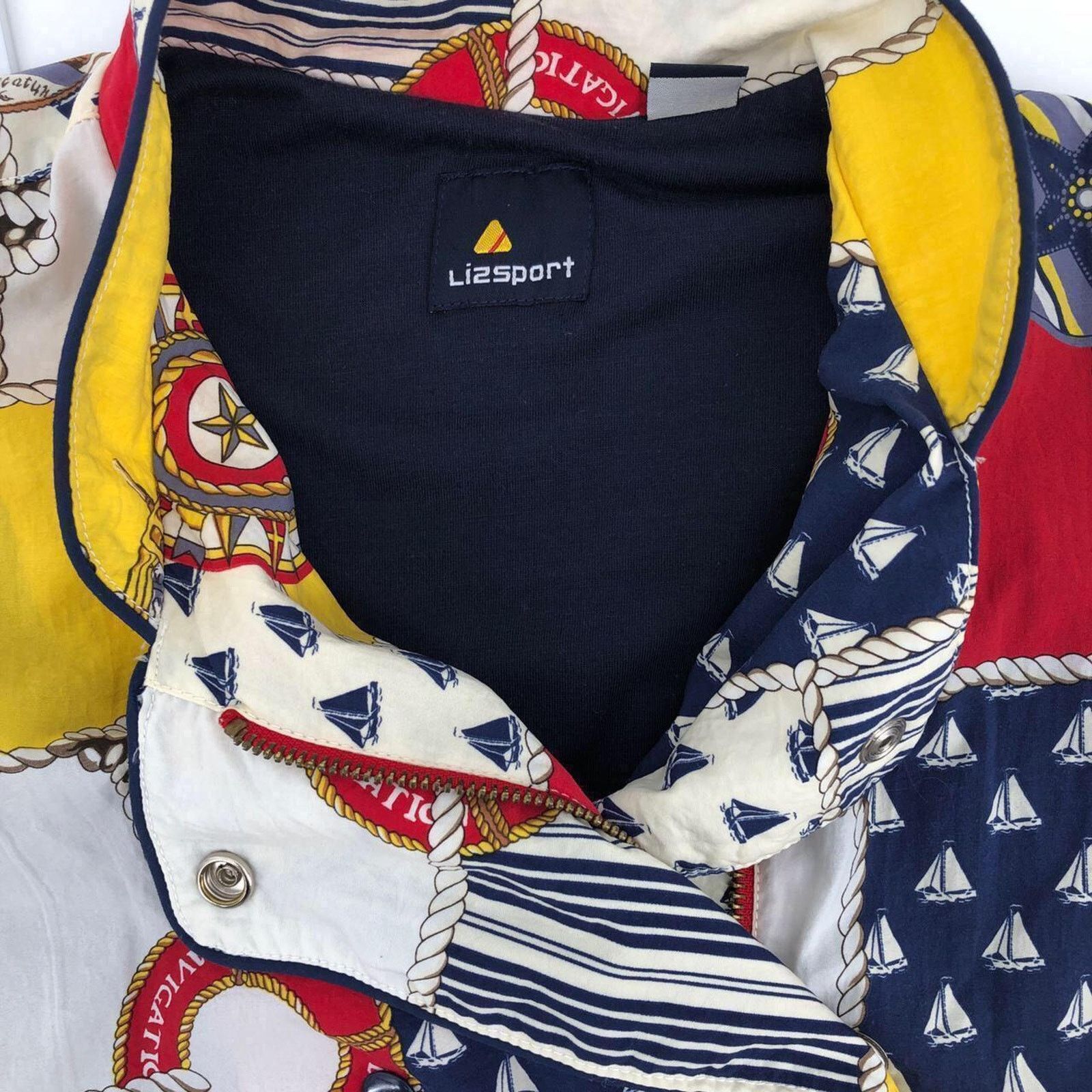 Vintage Liz Sport nautical windbreaker jacket 90s 1990s vintage Size M / US 6-8 / IT 42-44 - 3 Thumbnail