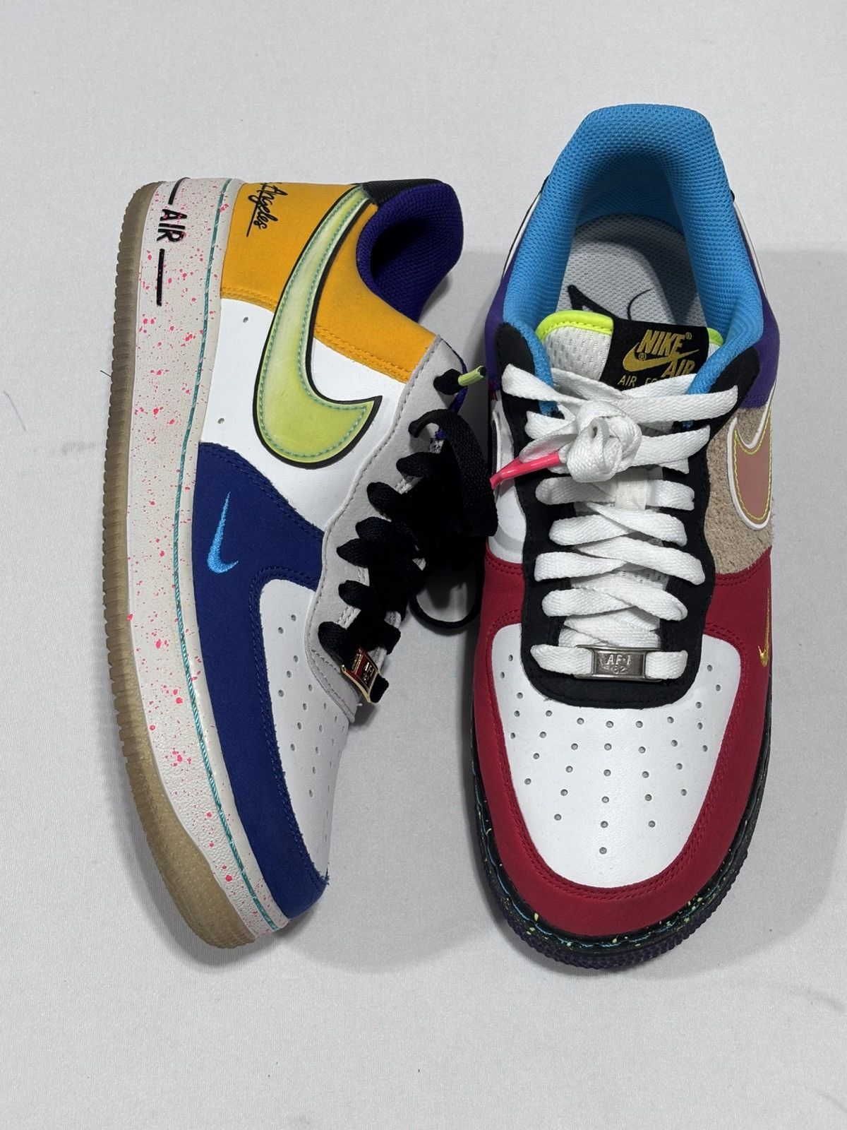 Nike Nike Airforce 1 07 LV8 “What the La” Sneaker Size US 8.5 / EU 41-42 - 1 Thumbnail