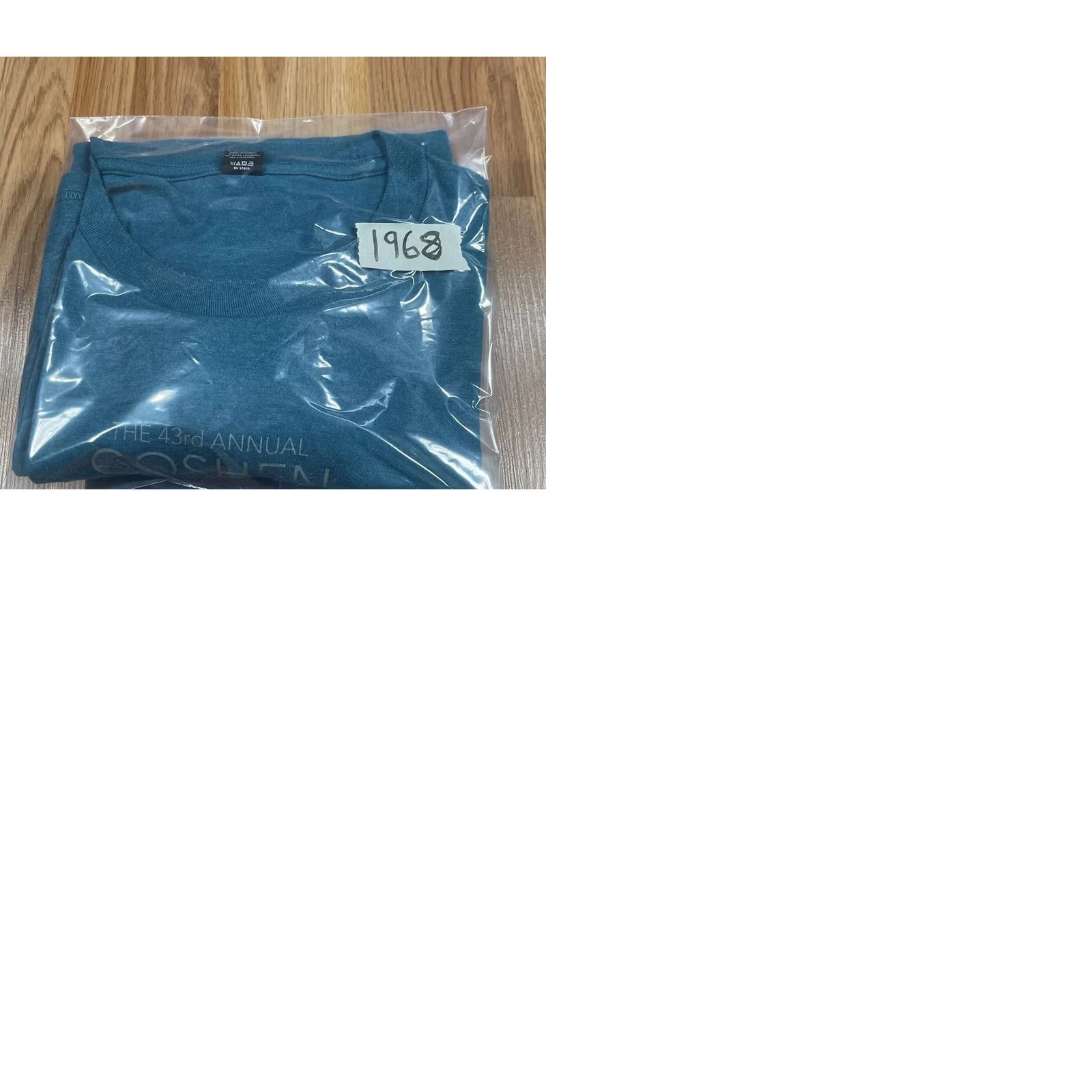 Vintage Dist Rict T-Shirt Medium Blue The 43rd Annual Goshen Gallop Run Graphics Mens M Size US M / EU 48-50 / 2 - 9 Thumbnail