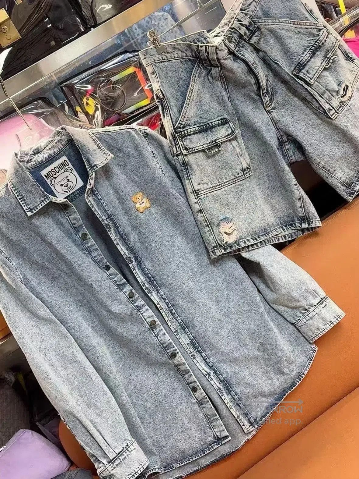 Moschino Moschino Denim Ripped Shorts. Size US 34 / EU 50 - 8 Thumbnail