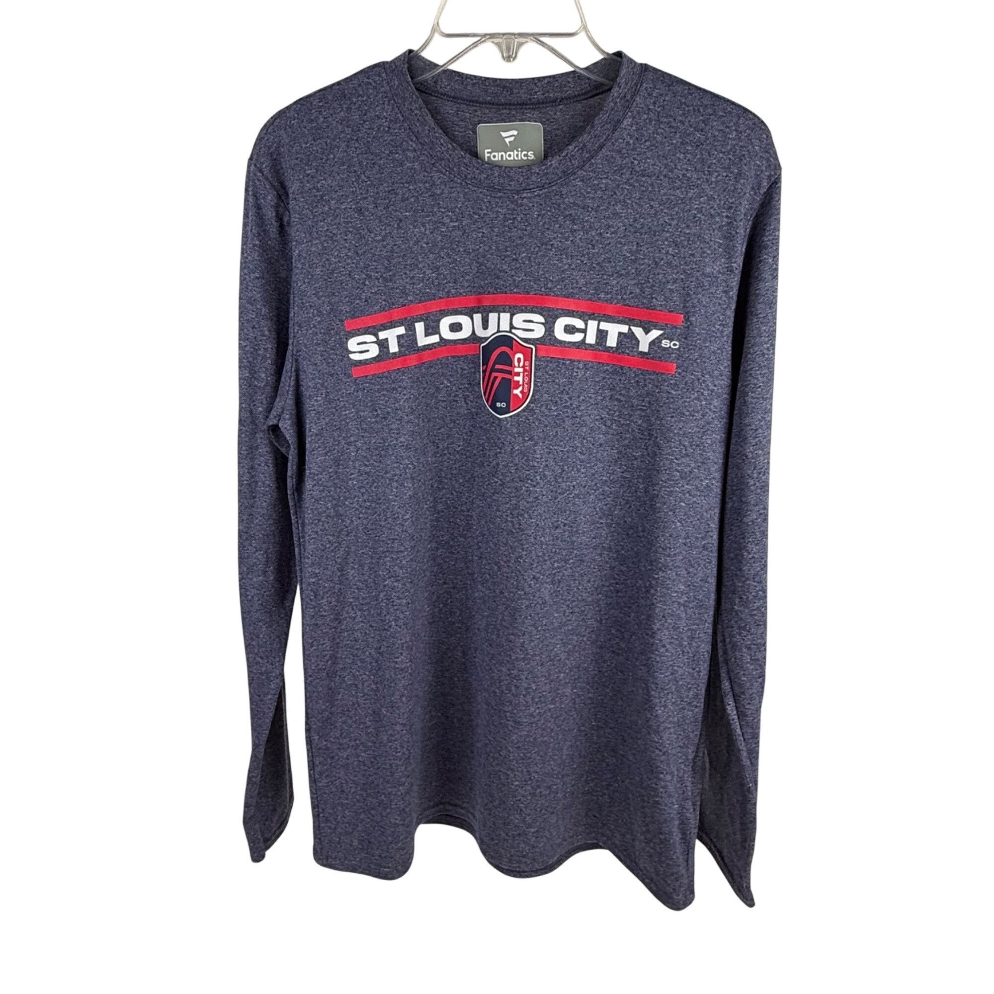 Other Men's St. Louis City SC Navy Blue Striped MLS Soccer Long-Sl Size US M / EU 48-50 / 2 - 1 Thumbnail