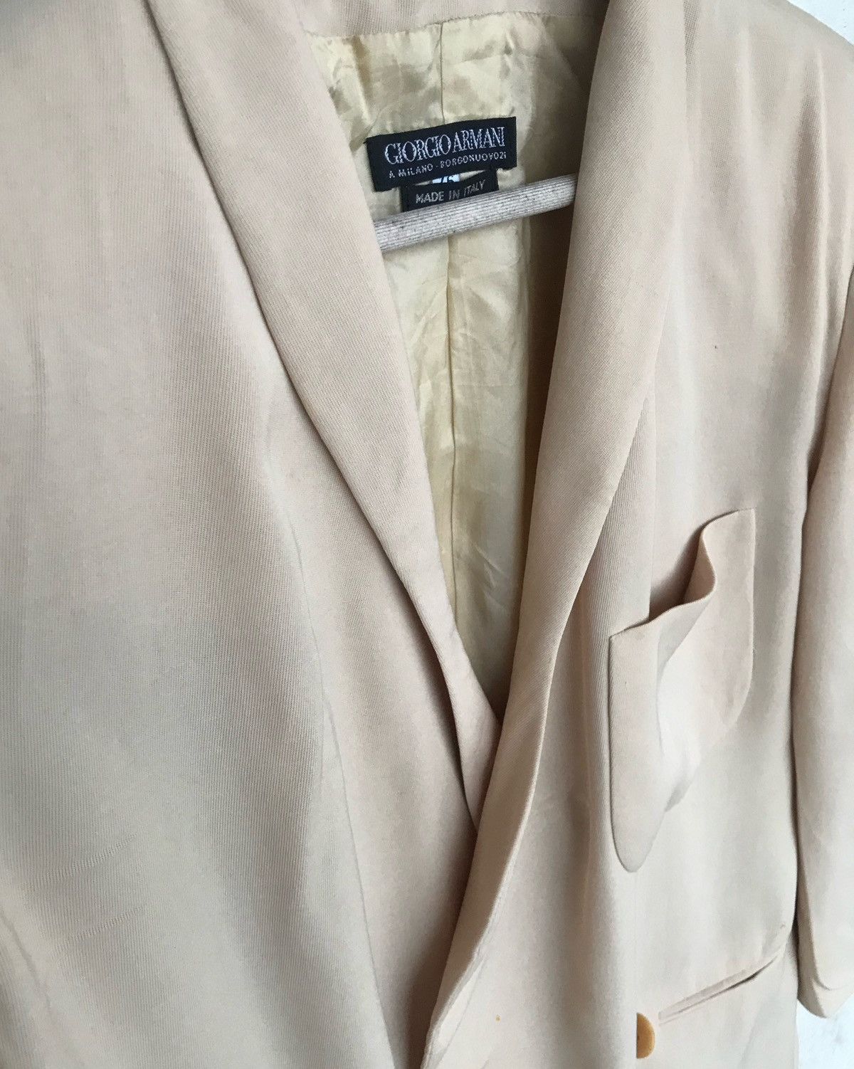 Giorgio Armani × Vintage Vintage GIORGIO ARMANI Jacket Size 3XL / US 20-22 - 5 Thumbnail