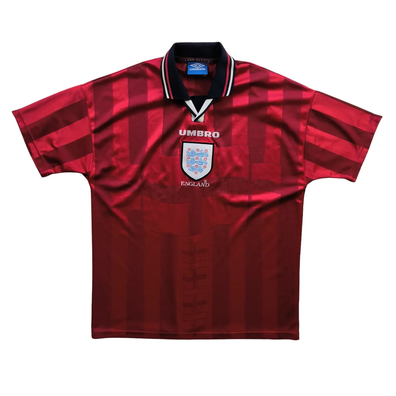 Umbro England 1997-99 Umbro away football jersey size L Size US L / EU 52-54 / 3 - 1 Thumbnail