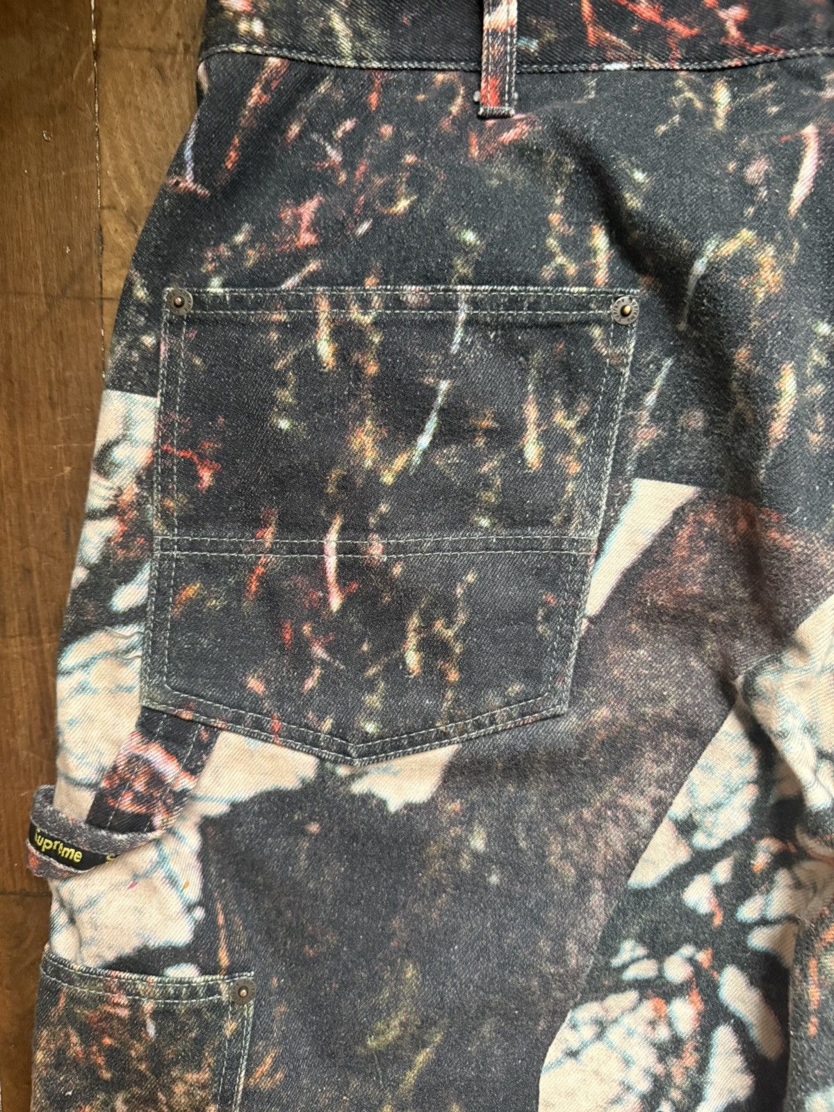 Supreme Supreme Double Knee Denim Painter Pant Woods - Black Sabbath Size US 36 / EU 52 - 10 Thumbnail