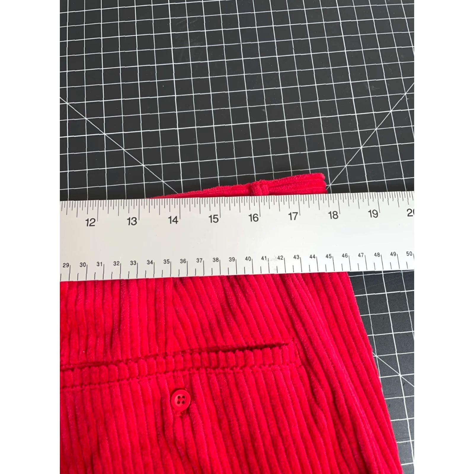 Rowing Blazers VINTAGE Rowing Blazers x Target Corduroy Pants Men 36 x 29 Red Wide Wale Pleated Size 36R - 4 Thumbnail