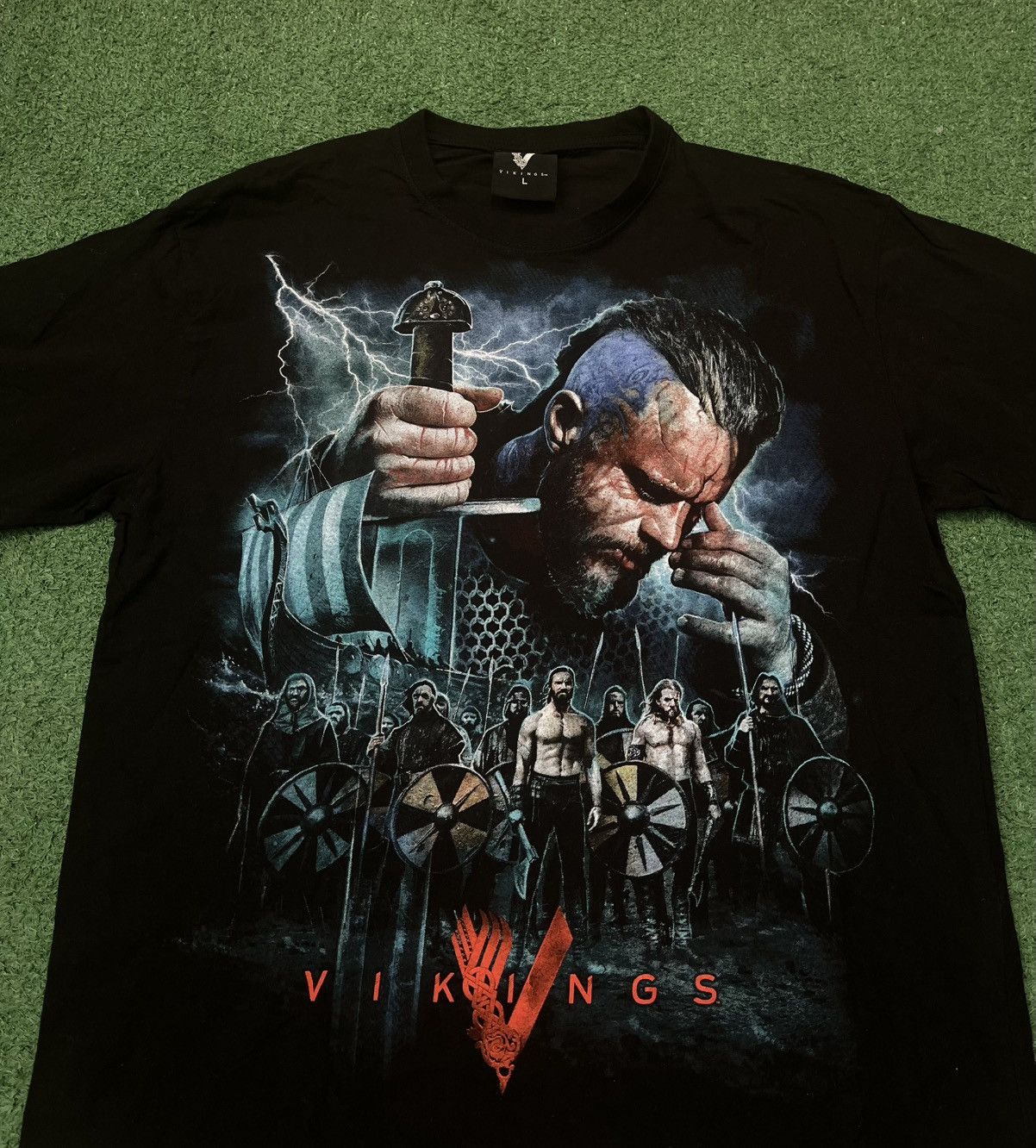 Other × Vintage Vikings Print Black Tee Movie Size US L / EU 52-54 / 3 - 3 Thumbnail