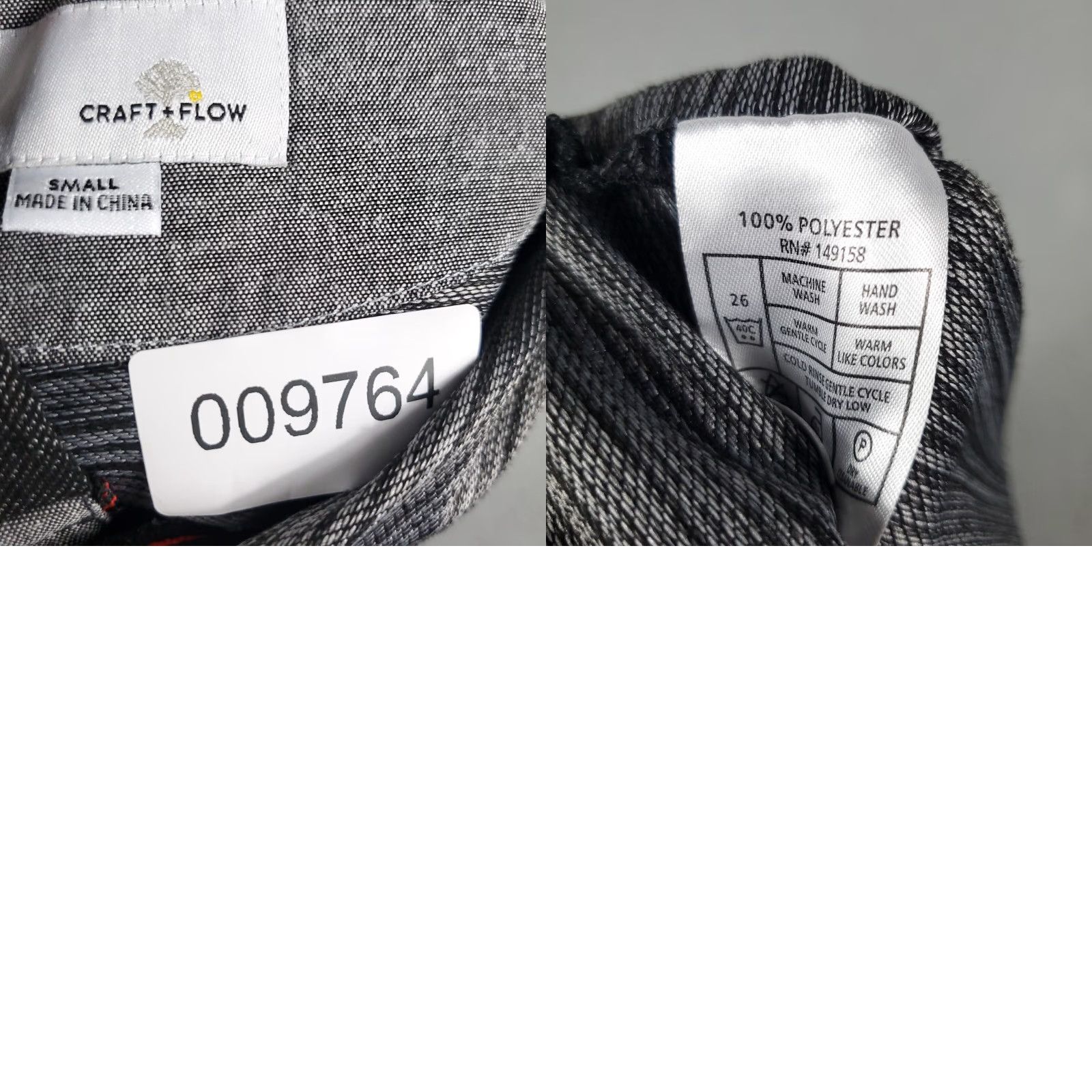 Vintage Craft + Flow Gray Heather Casual Button Long Sleeve Pullover Hoodie Shirt Size S Size US S / EU 44-46 / 1 - 8 Thumbnail
