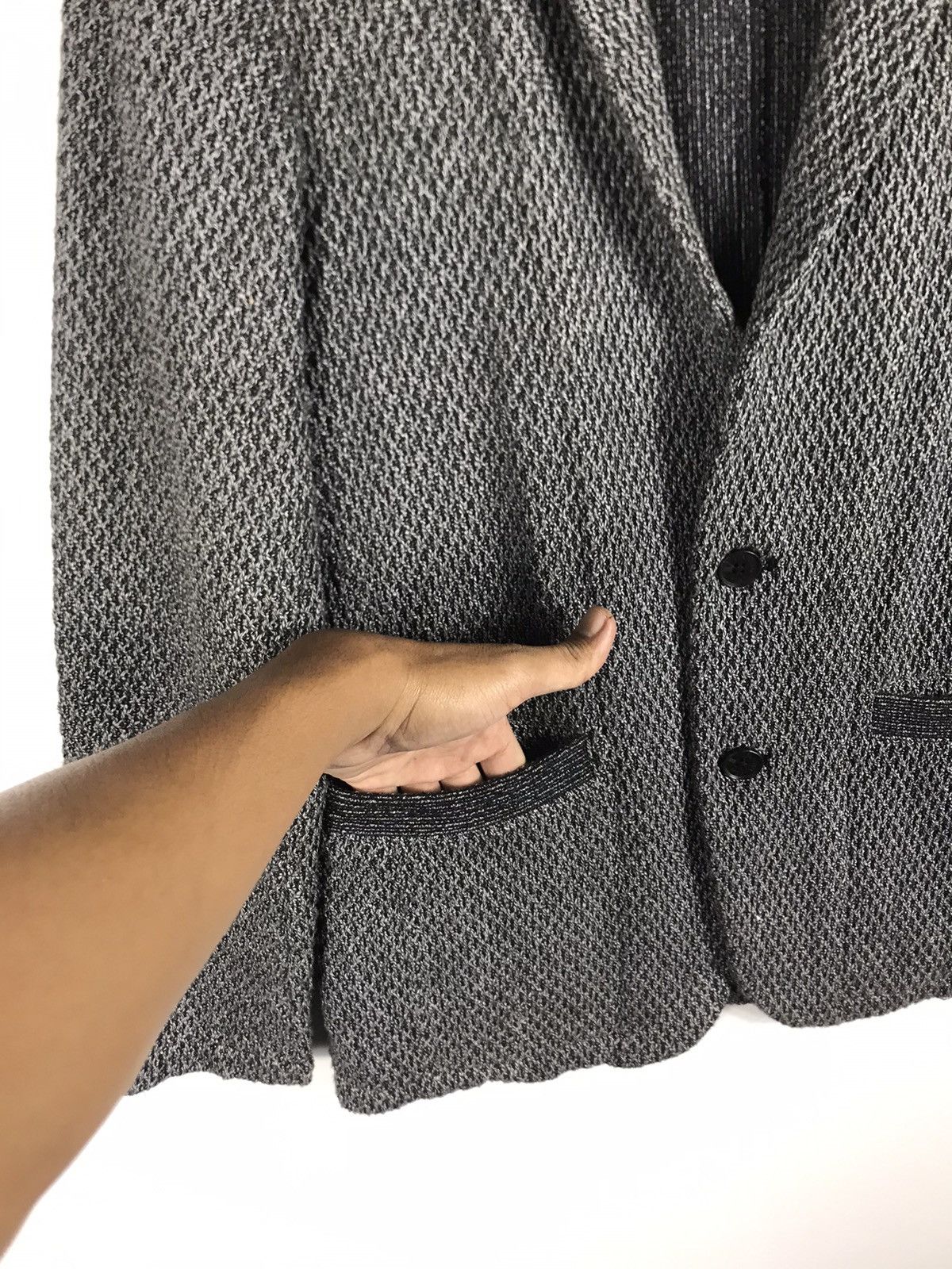 Lanvin 💥Lanvin En Bleu Tweed Single Breast Coat Size US M / EU 48-50 / 2 - 6 Thumbnail