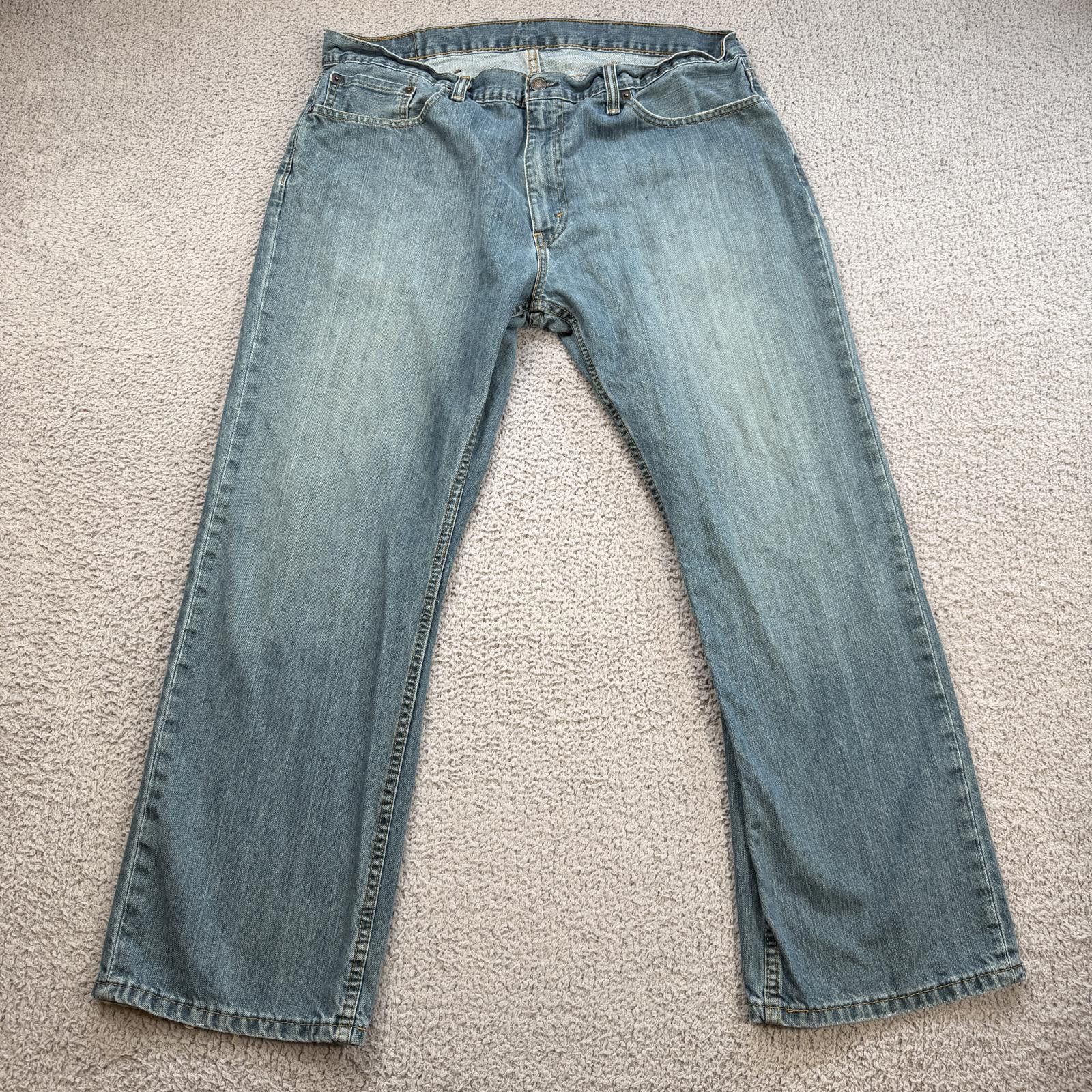 Levi's Levis 505 Jeans Mens 38x30 Regular Fit Blue Medium Wash Size US 38 / EU 54 - 1 Thumbnail