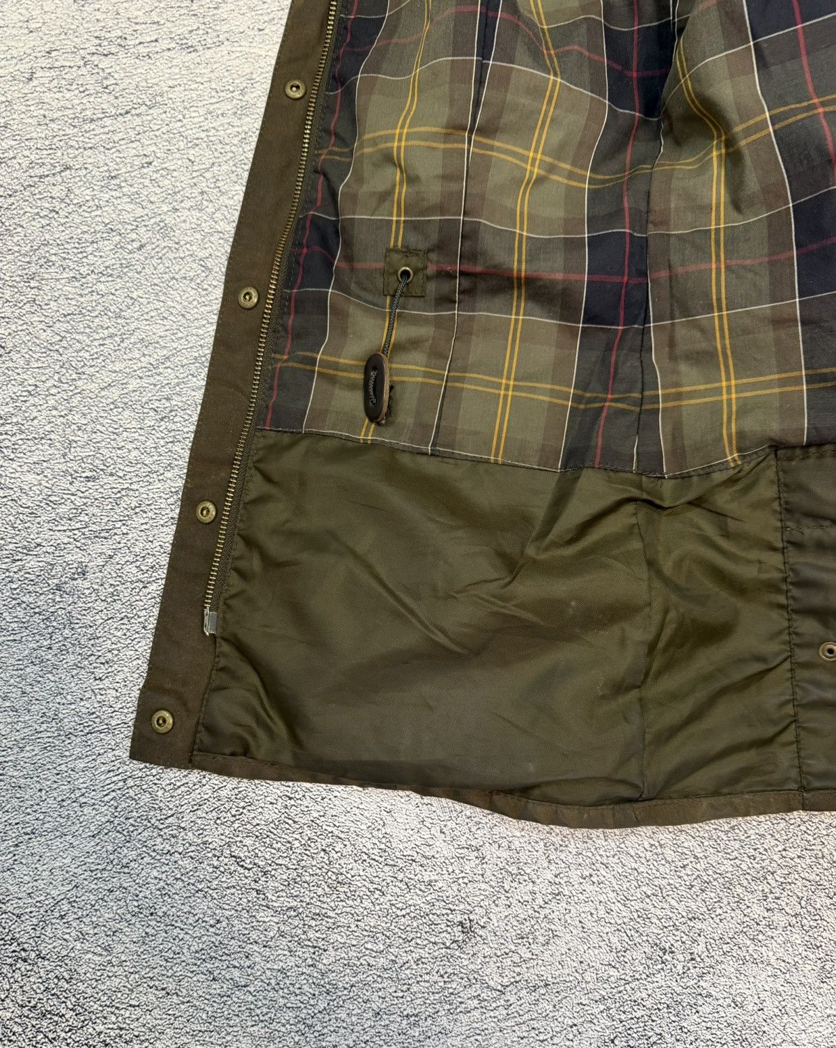 Barbour Durham Wax Jacket Women UK8 US4 Brown Hooded Vintage