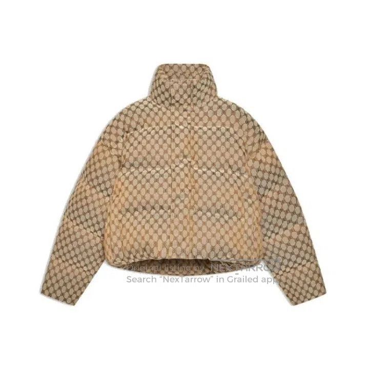 Balenciaga Balenciaga x Gucci Brown Patterned Puffer Jacket. Size US S / EU 44-46 / 1 - 1 Thumbnail