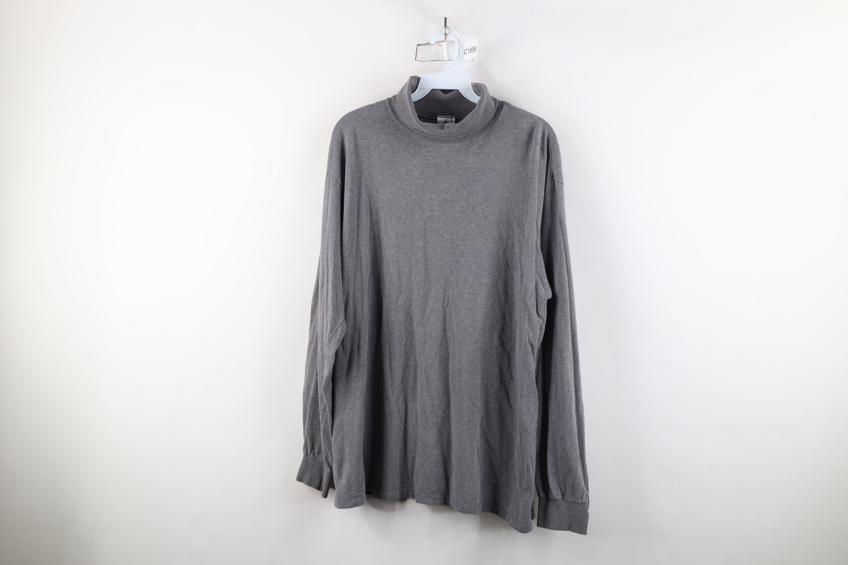 Vintage Vintage 90s Streetwear Long Sleeve Turtleneck T-Shirt USA Size US L / EU 52-54 / 3 - 1 Thumbnail