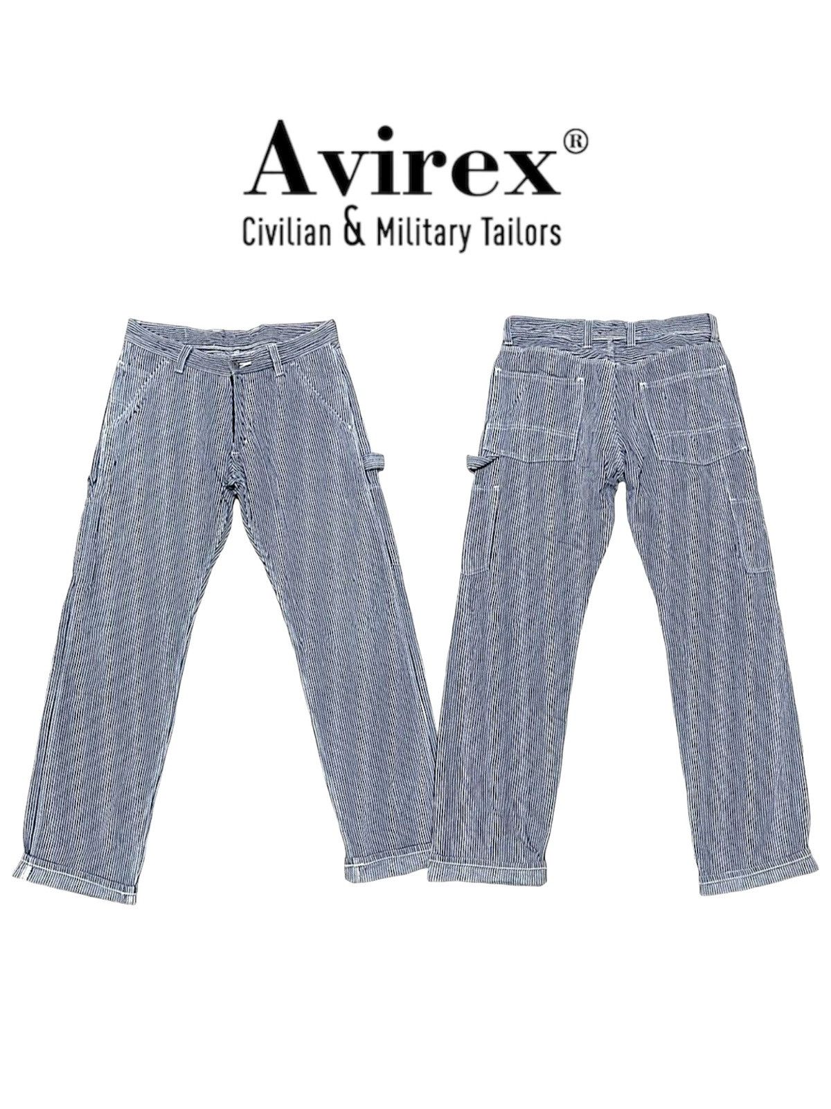 If Six Was Nine × Le Grande Bleu (L.G.B.) Knox Armory By Alpha Industries Hikory Stripes Carpenter Size US 32 / EU 48 - 1 Thumbnail