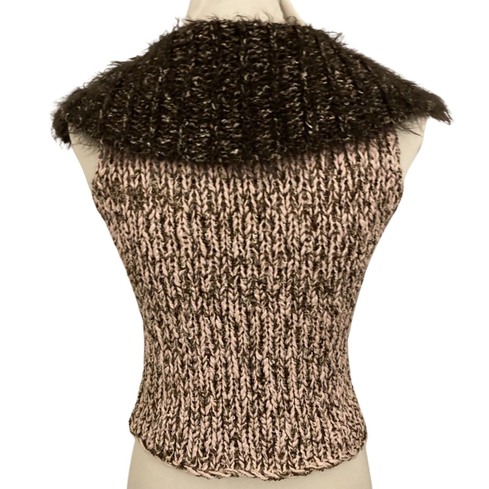 Neiman Marcus Vintage Y2K Suss Design Handmade Sweater Vest, Small Size S / US 4 / IT 40 - 5 Thumbnail