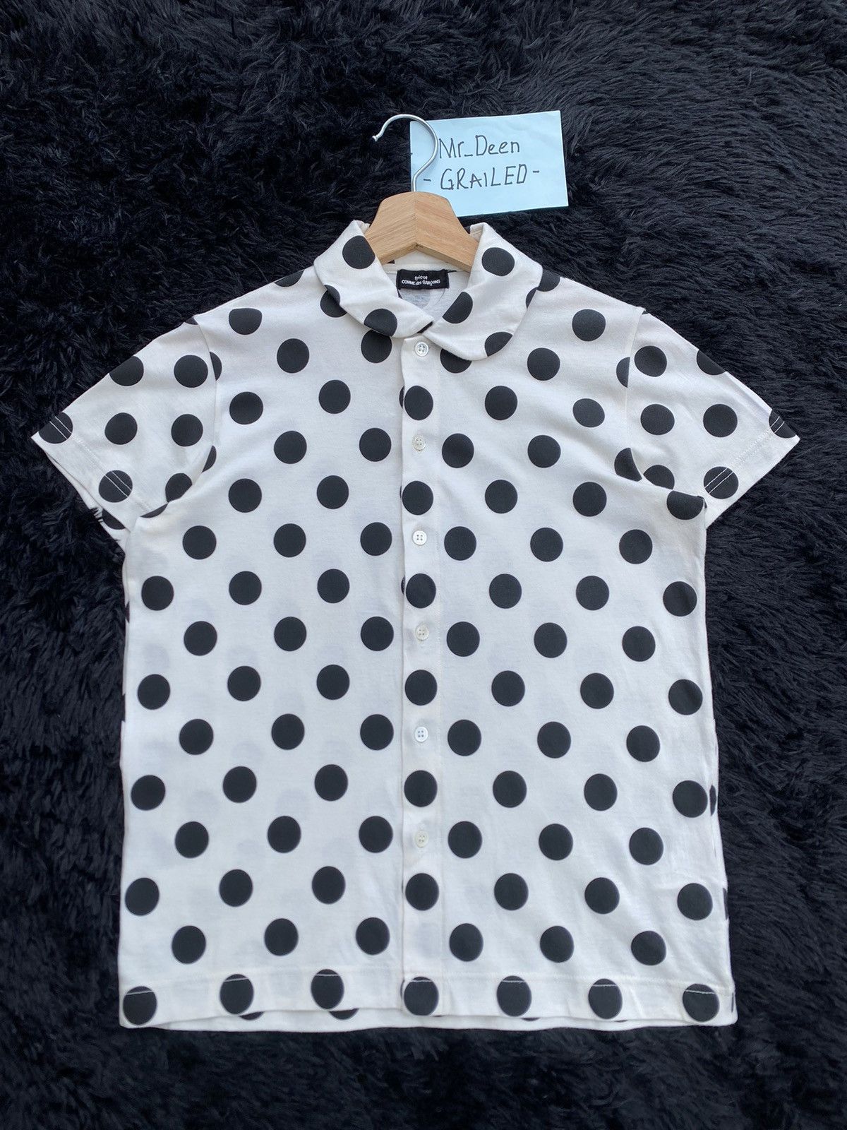 Comme des Garcons Rare tricot Comme Des Garcons CDG AD2006 Polka Dots Shirt Size S / US 4 / IT 40 - 1 Thumbnail