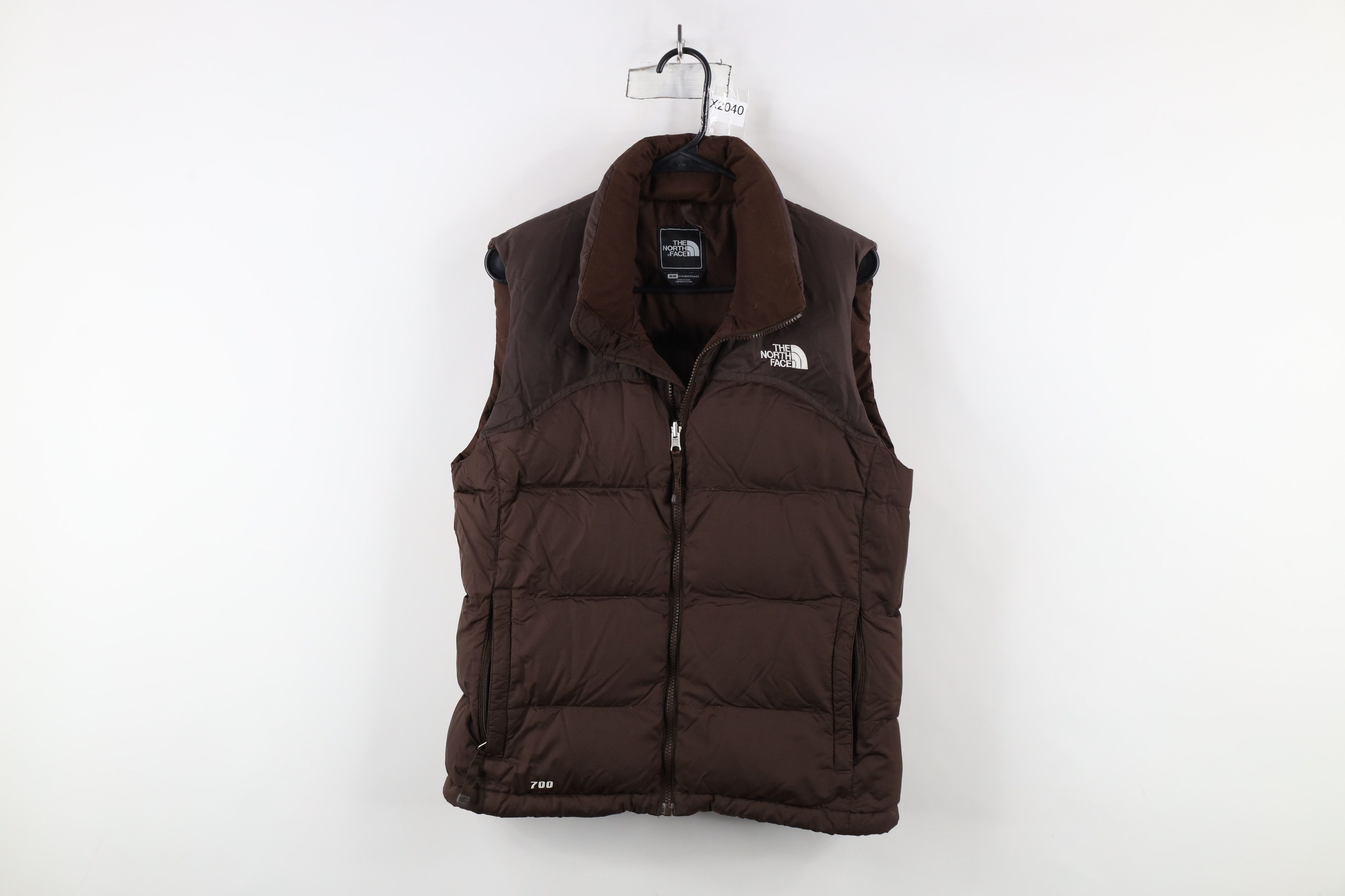 The North Face × Vintage Vintage The North Face Fill Nuptse Puffer Vest Jacket Brown Size M / US 6-8 / IT 42-44 - 1 Thumbnail
