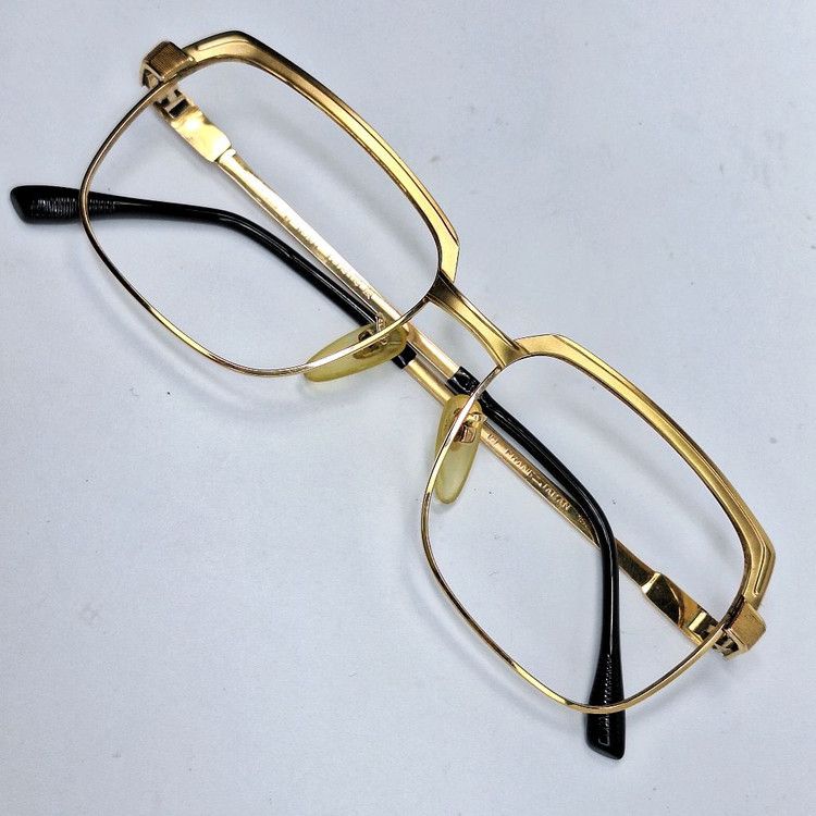 Vintage HOYA G 09119 HDG 18K Gold Plated Luxury Square Frame 54mm Size ONE SIZE - 1 Thumbnail