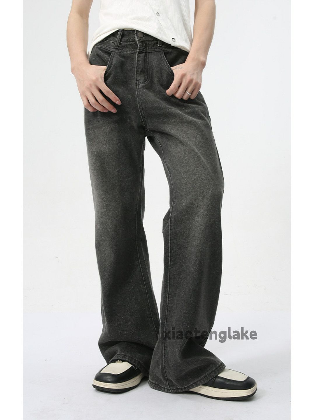 Jean × Vintage washed faded cleanfit yuppie bootcut punk jeans Size US 30 / EU 46 - 6 Thumbnail