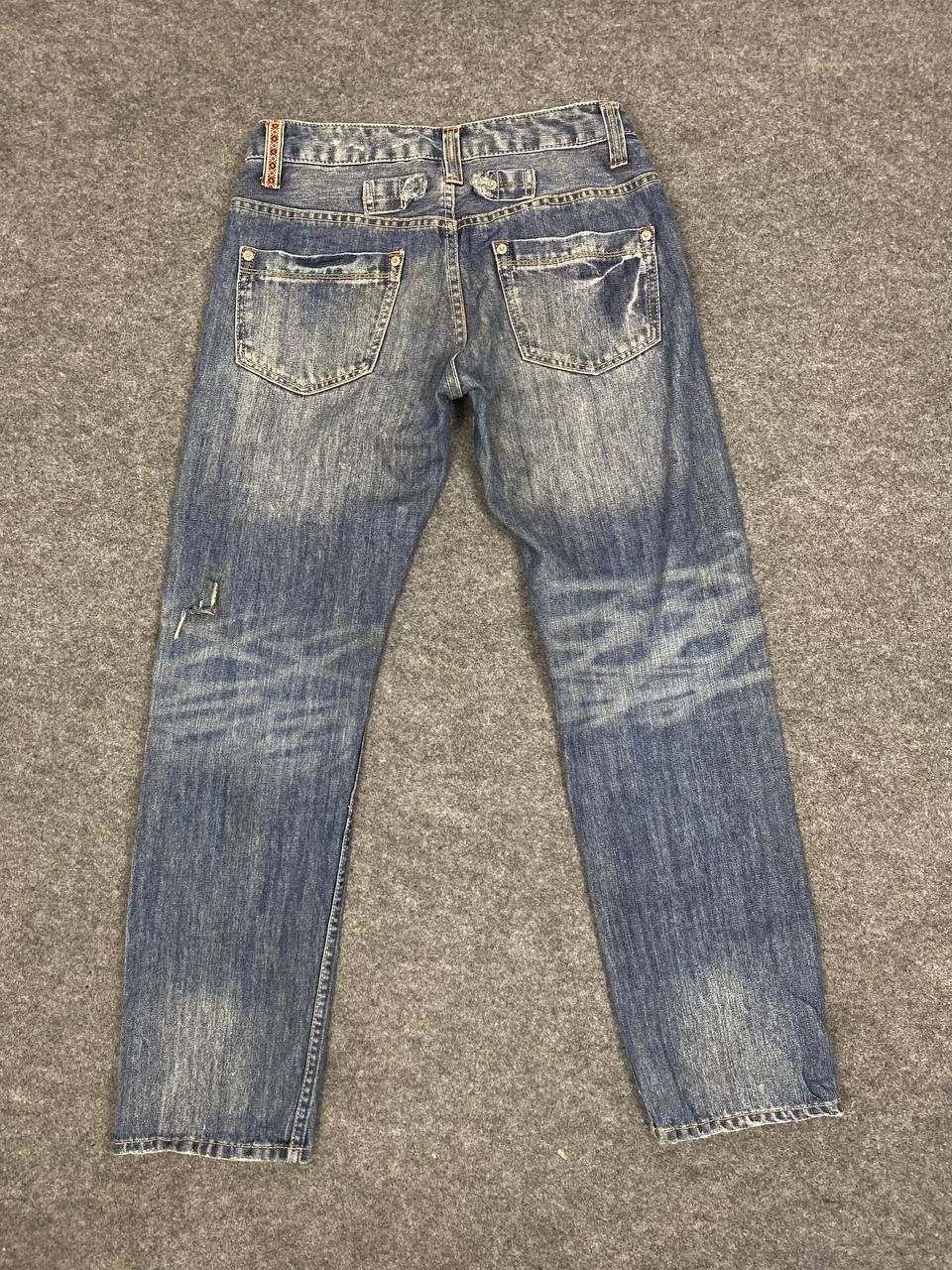 Japanese Brand vintage japanese brands distressed patchwork denim Size 30" / US 8 / IT 44 - 3 Thumbnail