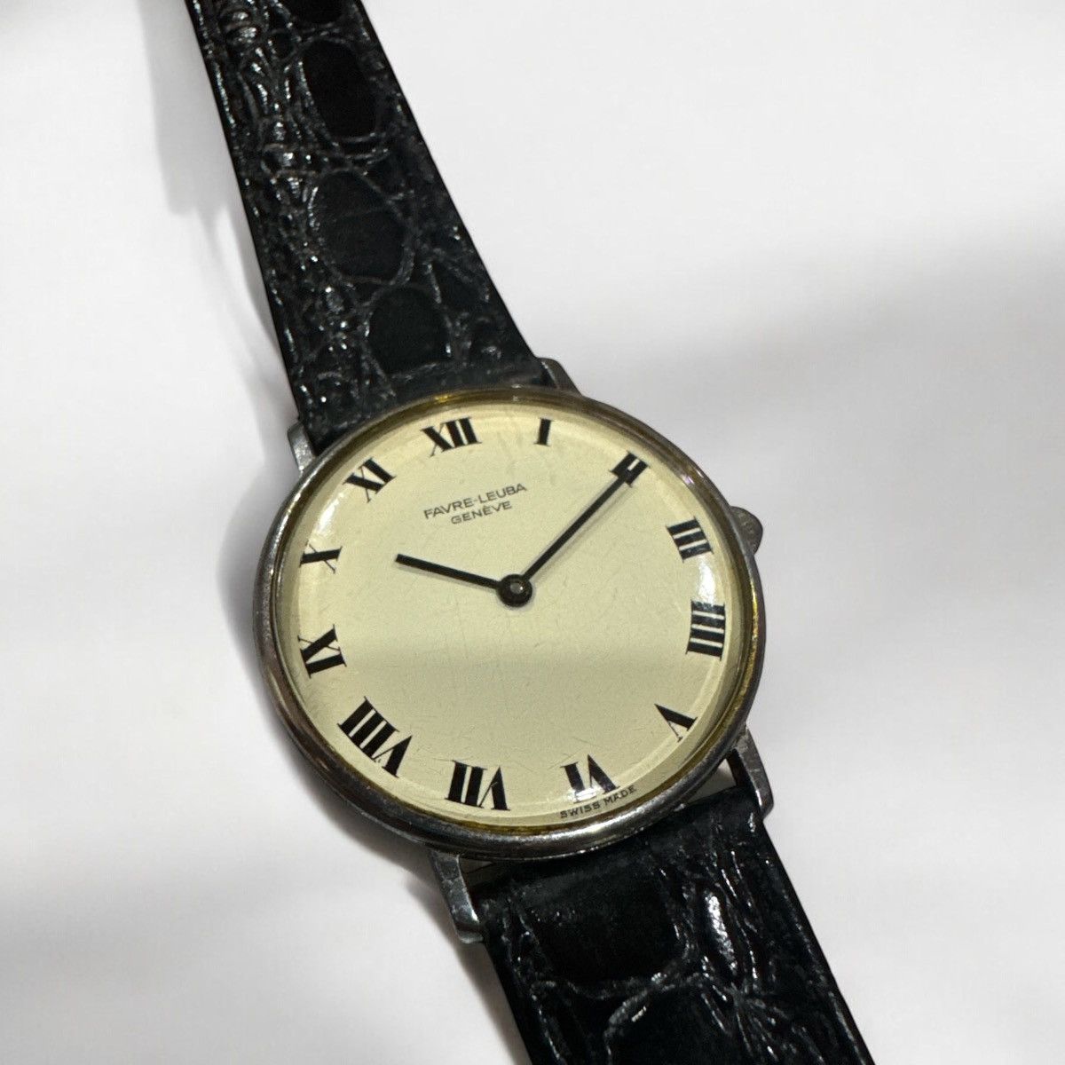 Vintage FAVRE LEUBA ROMAN NUMERAL WRIST WATCH Size ONE SIZE - 1 Thumbnail
