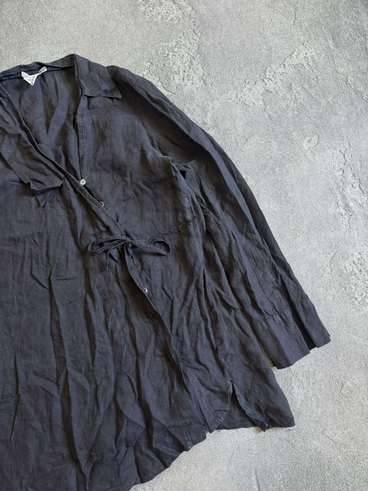 Sarah Pacini Sarah Pacini 2size 100% linen shirts blouse button up Size M / US 6-8 / IT 42-44 - 8 Thumbnail