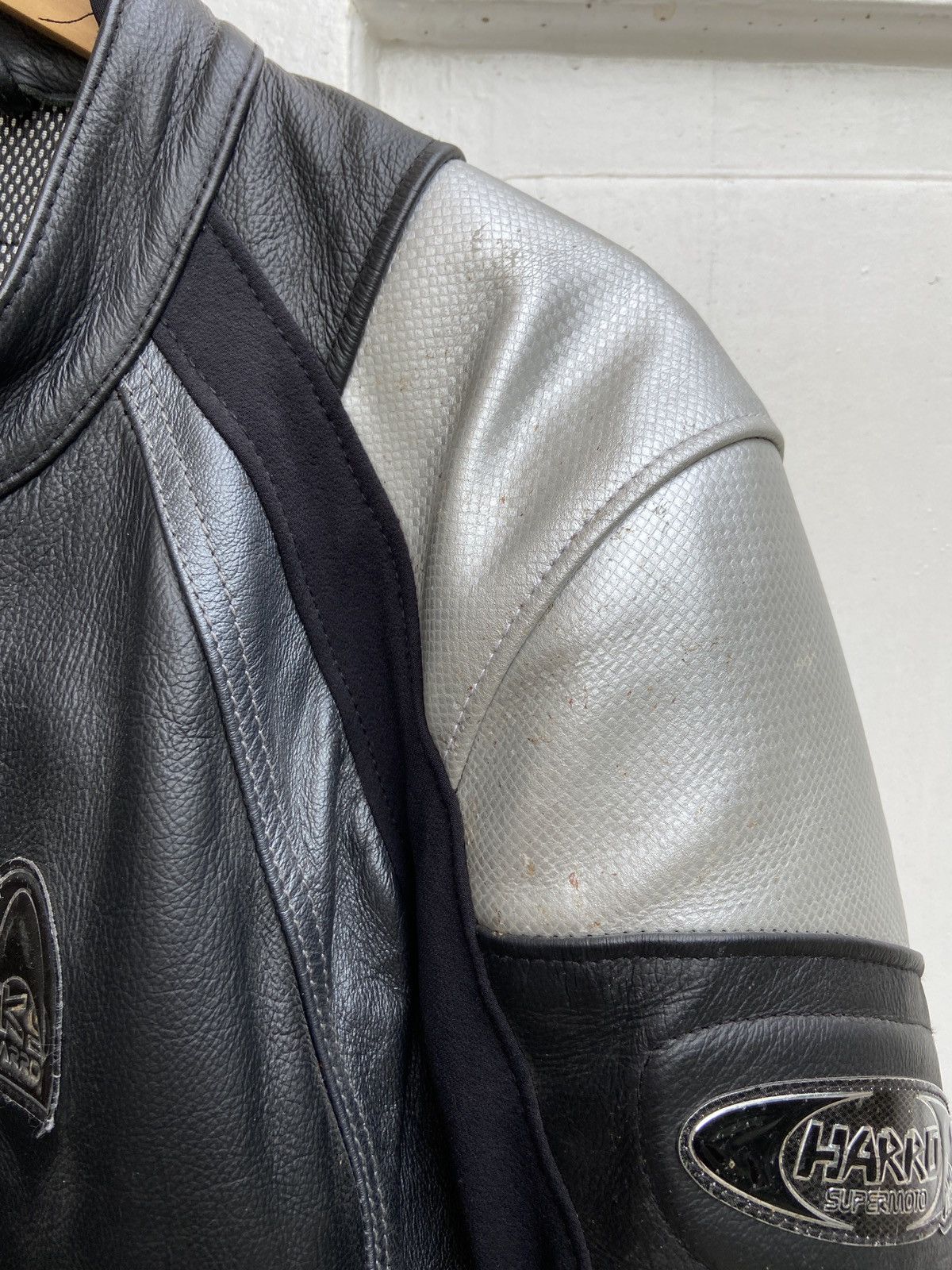 Genuine Leather × Vintage Harro vintage leather moto jacket Size US L / EU 52-54 / 3 - 5 Thumbnail