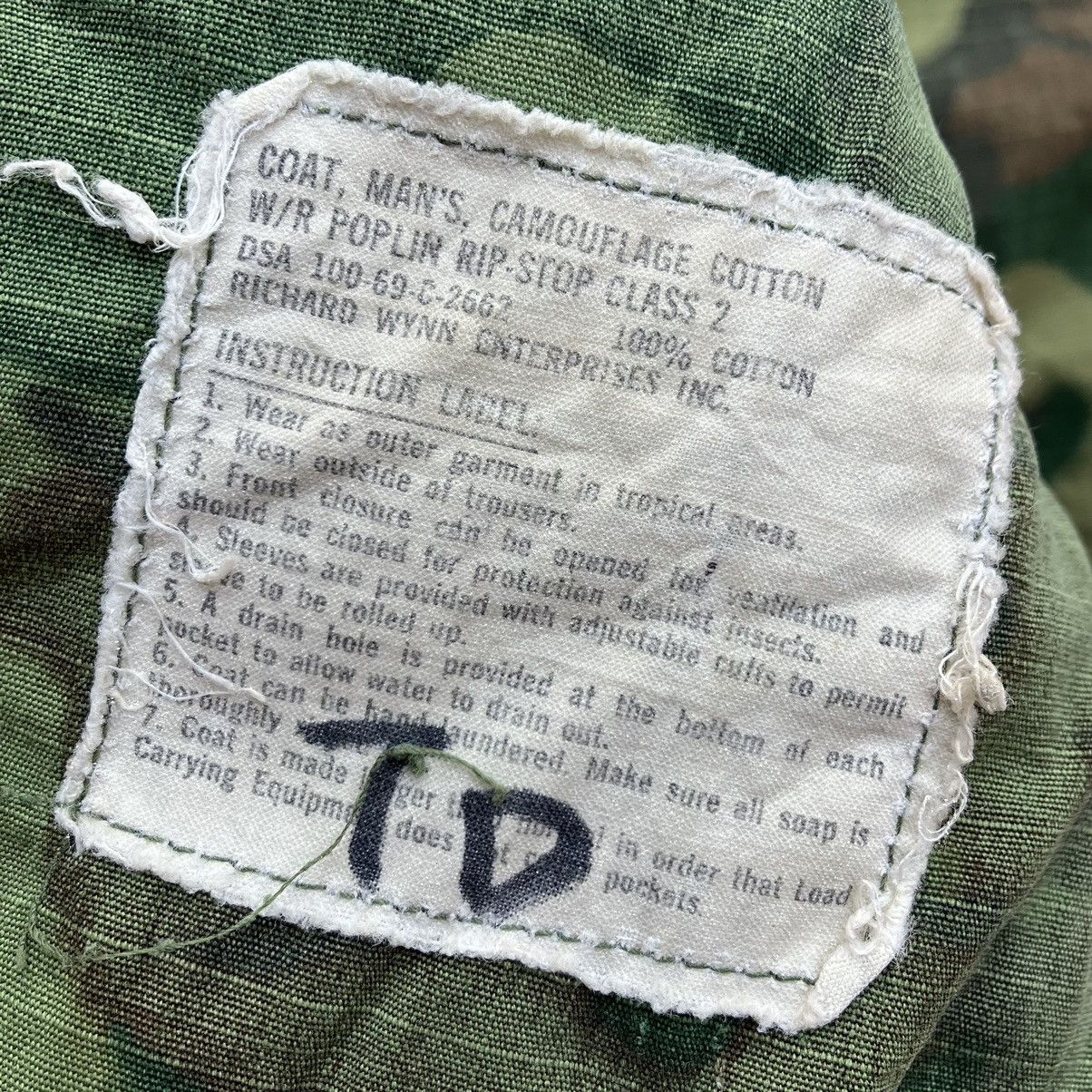 Vintage VINTAGE JUNGLE FATIGUE ERDL CAMO VIETNAM WAR Size US S / EU 44-46 / 1 - 5 Thumbnail