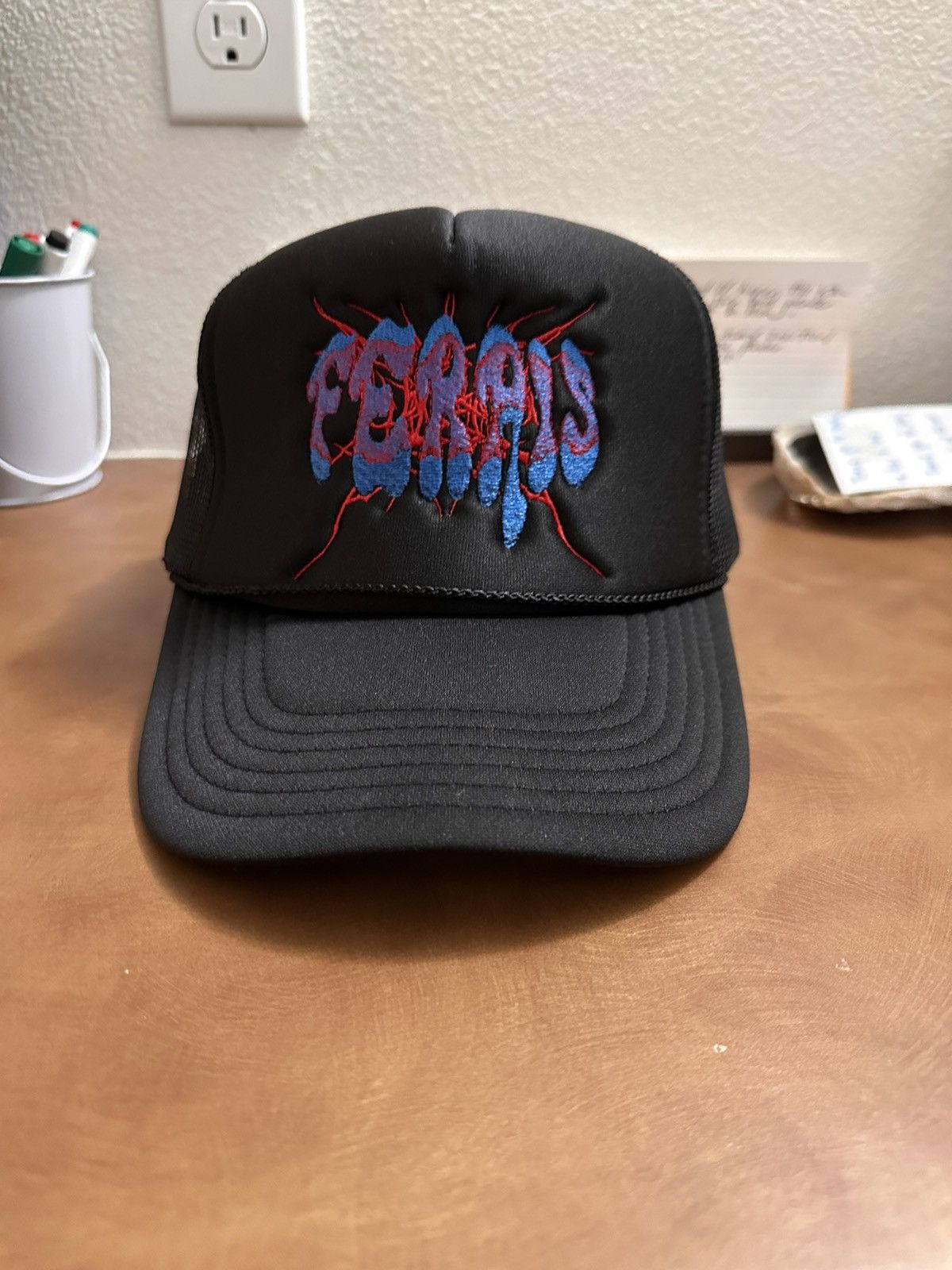 image of Vintage Dnd. By Ferris Venom Trucker Hat in Black, Men's