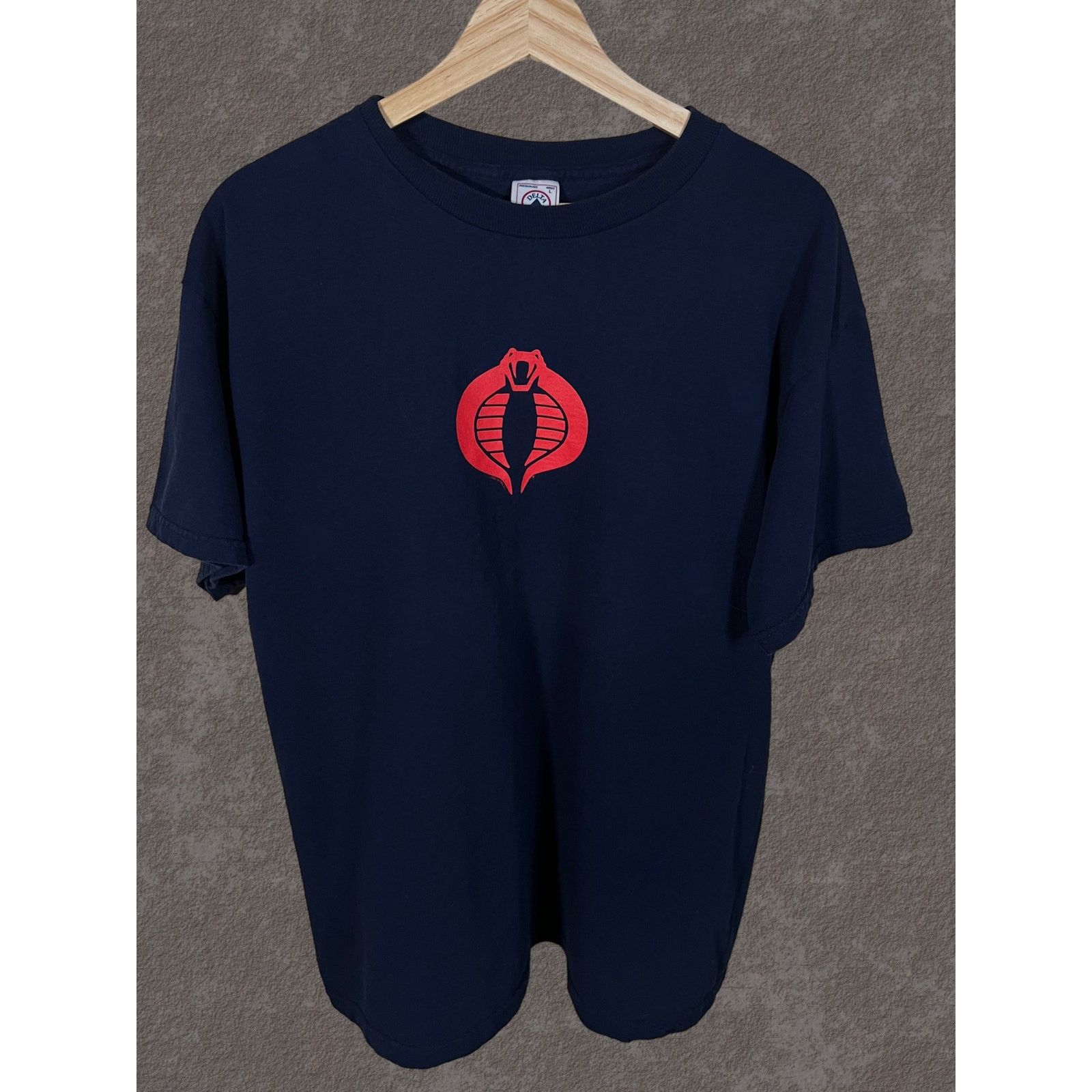 Delta Vintage Cobra GI Joe Navy Blue Tee shirt 2000 Size US L / EU 52-54 / 3 - 1 Thumbnail