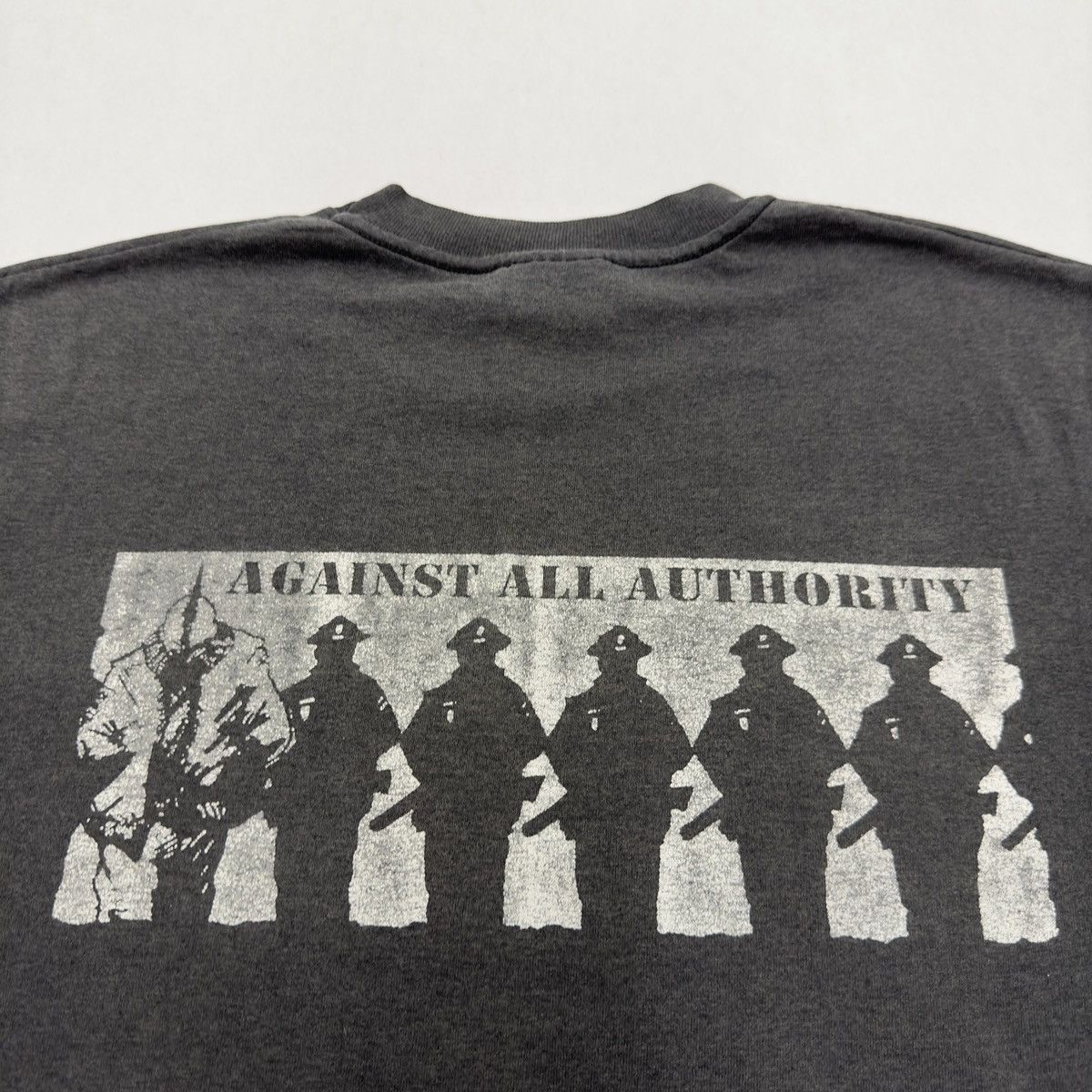 Band Tees × Hanes × Vintage Vintage Against All Authority tee Size US L / EU 52-54 / 3 - 3 Thumbnail