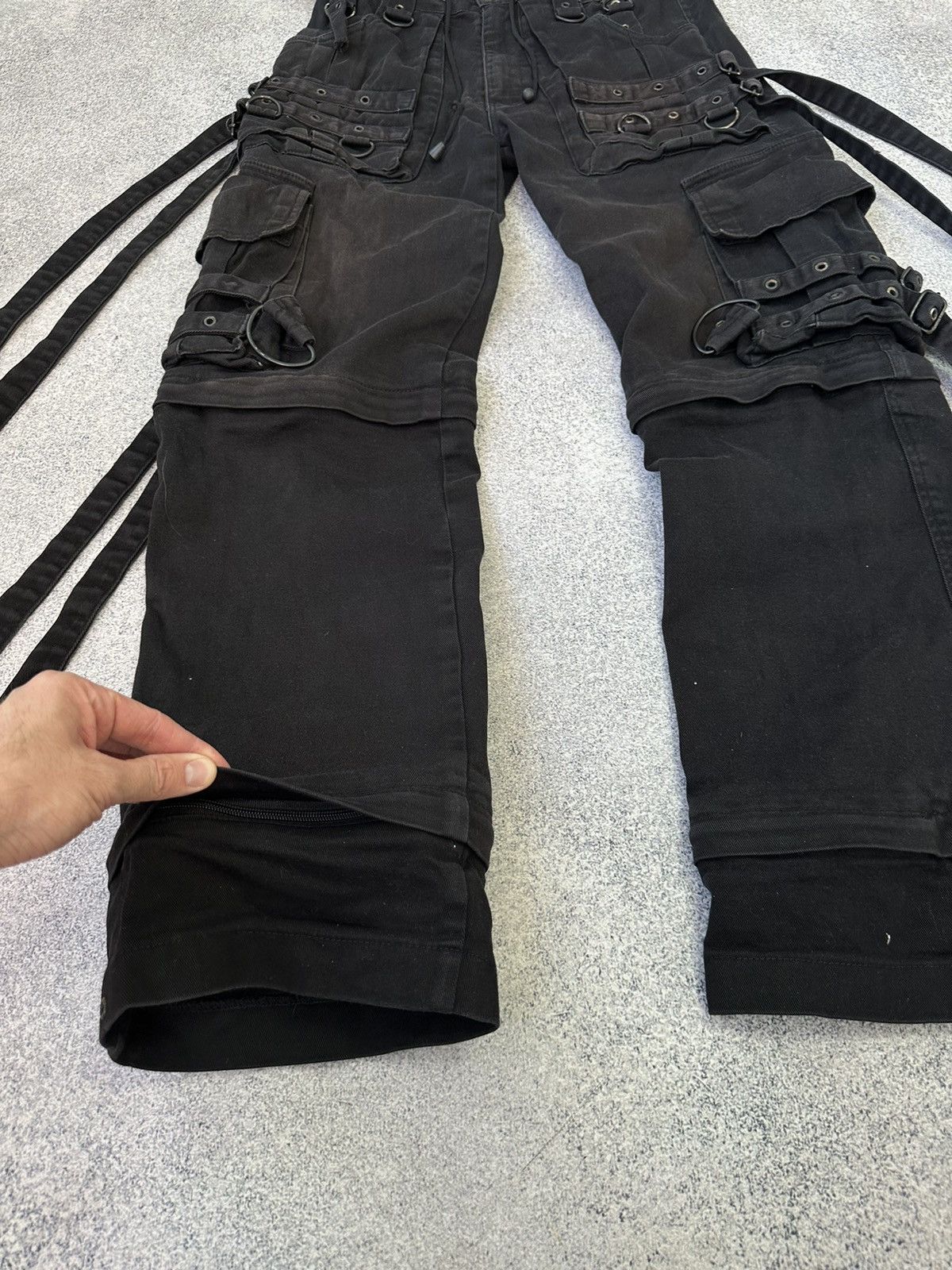 Vintage Vintage Gothicana by Emp Bondage Japanese Cargo Pants Size US 30 / EU 46 - 7 Thumbnail