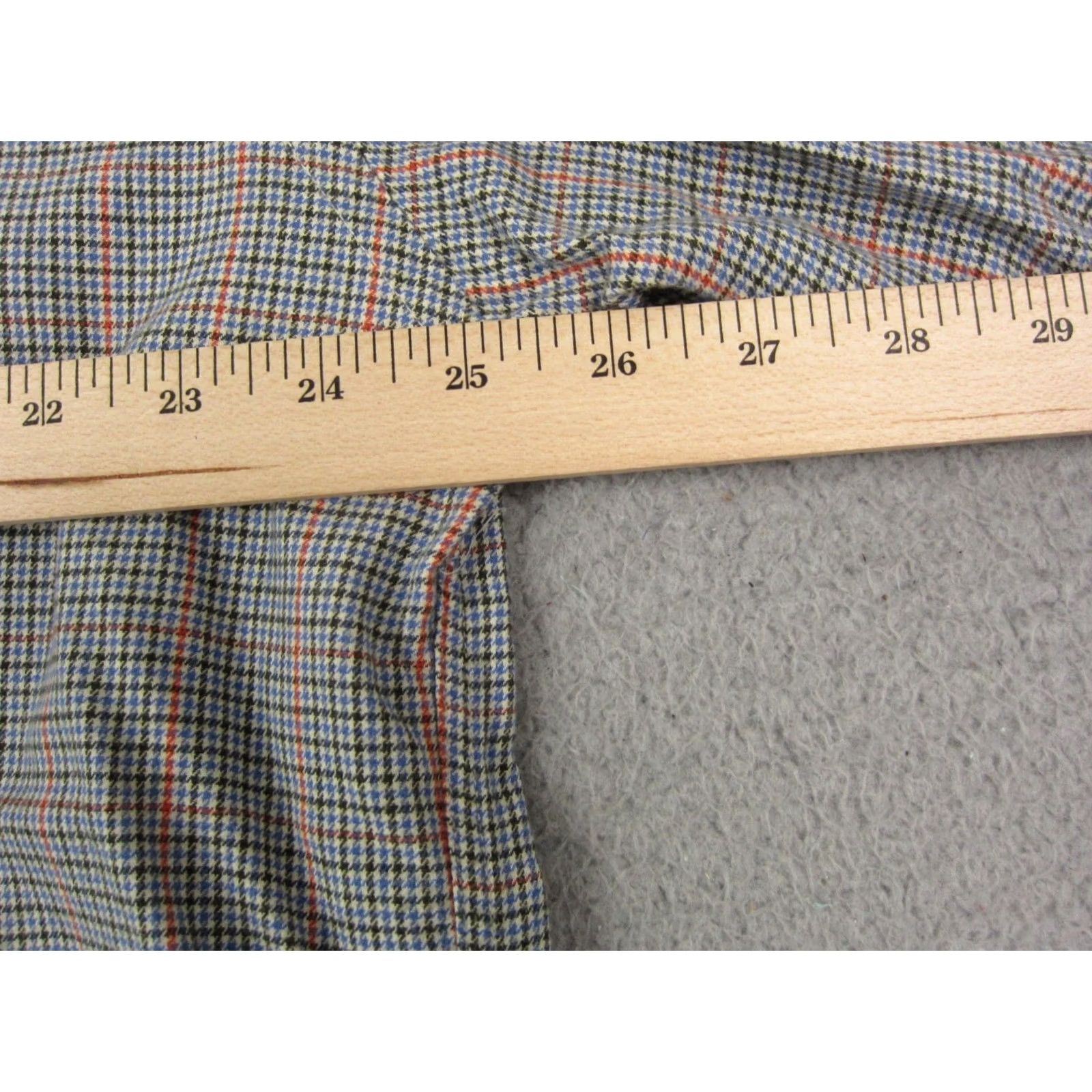 Tommy Hilfiger VINTAGE Tommy Hilfiger Shirt Adult XL Blue Houndstooth Crest 90s Men Size US XL / EU 56 / 4 - 6 Thumbnail
