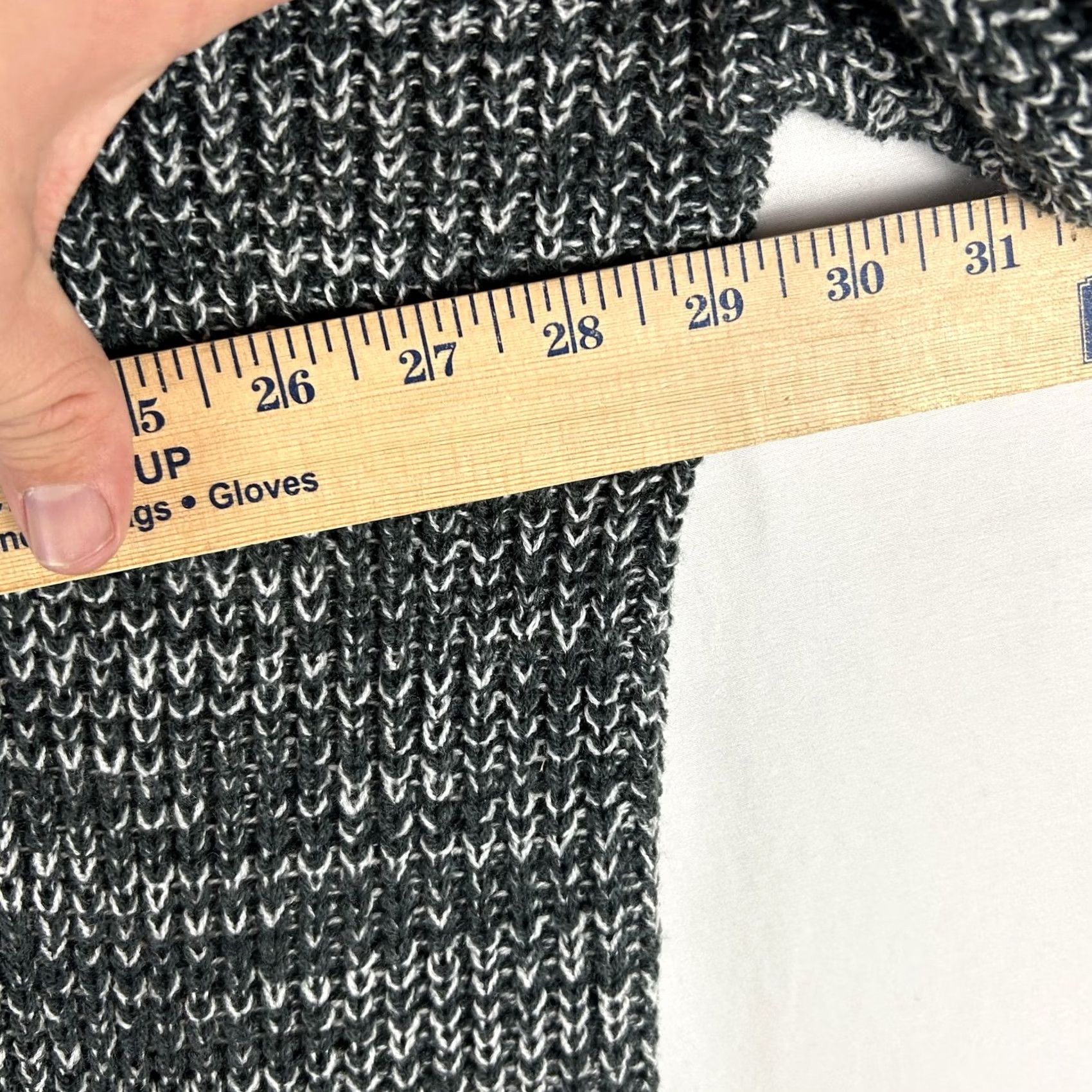 Vintage West Louis Gray Sweater Mens L Shawl Collar Cardigan Knit Button Front Oversize Size US L / EU 52-54 / 3 - 7 Thumbnail