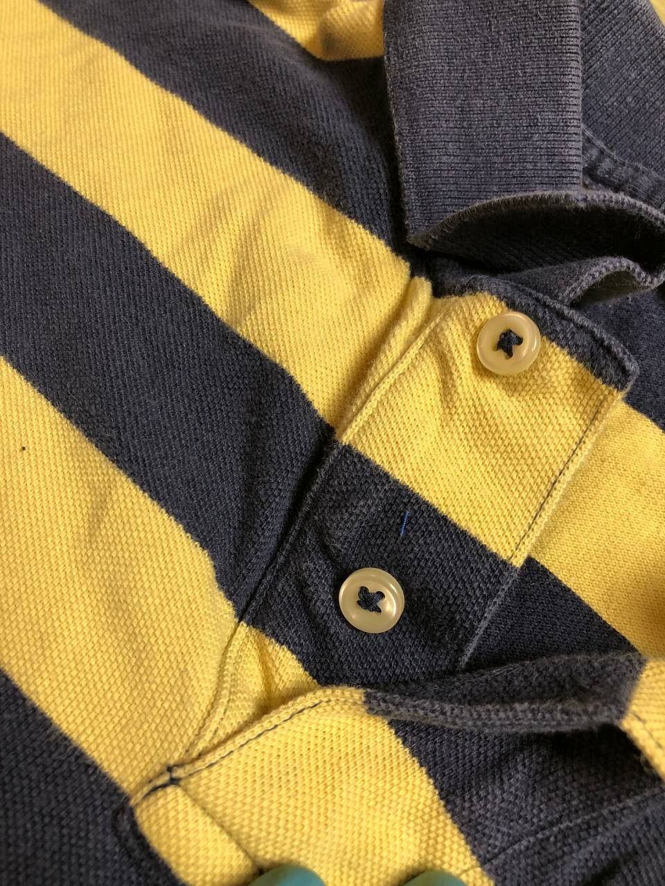 Polo Ralph Lauren Polo Ralph Lauren Custom Fit Striped Polo Size L Size US L / EU 52-54 / 3 - 9 Thumbnail