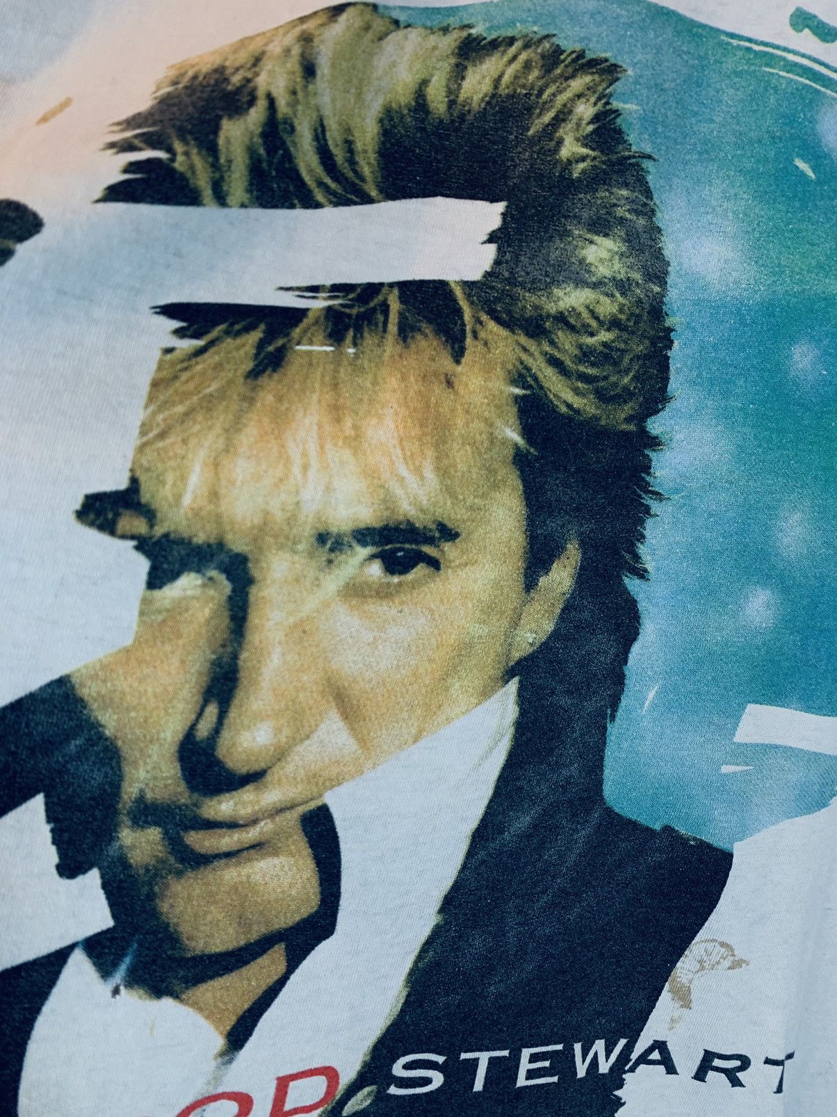 Band Tees × Vintage RARE Vintage 1991 Rod Stewart Vagabond Tour Winterland Shirt Size US L / EU 52-54 / 3 - 9 Thumbnail