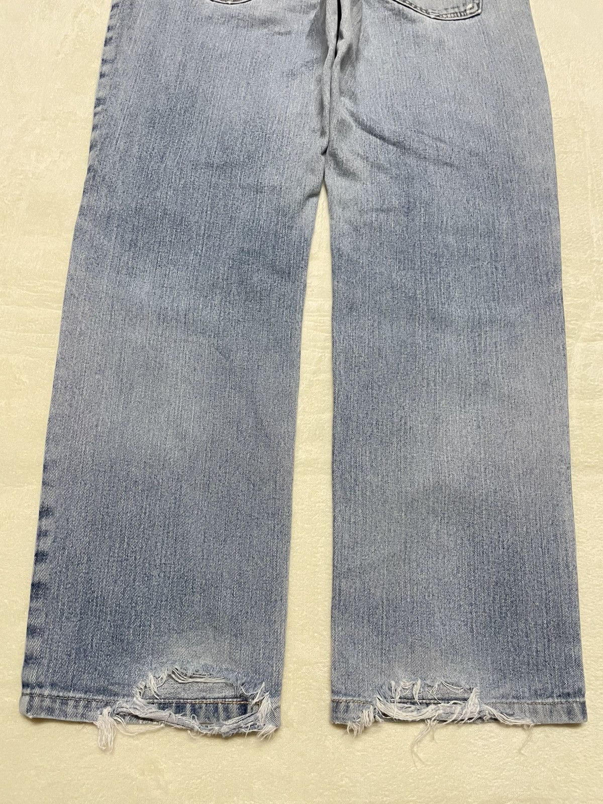 Edwin Vintage Edwin Japanese Brand Distressed Blue Wash Jeans Size US 35 - 12 Thumbnail
