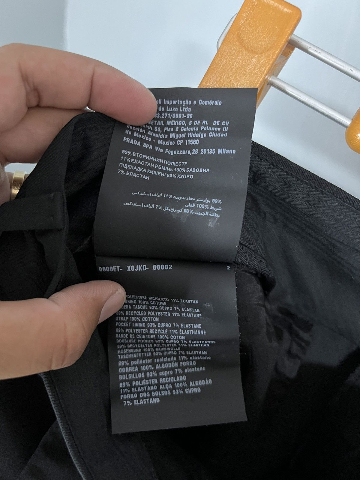 Prada Prada black polyester casual pants Size 30" / US 8 / IT 44 - 11 Thumbnail