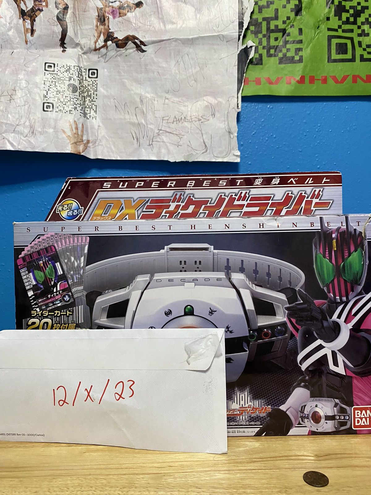 image of Kamen Rider Decade Belt in White, Men's