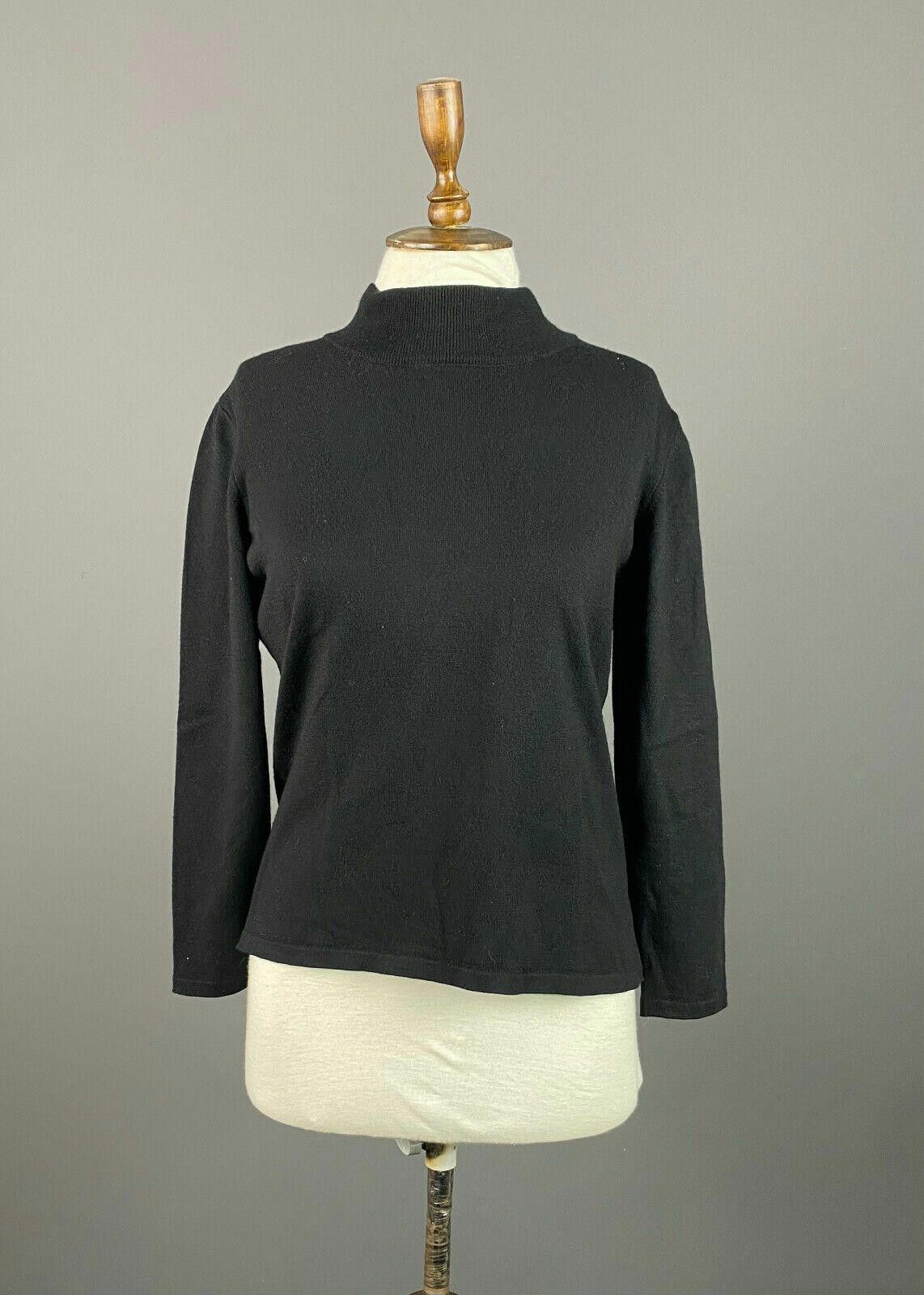 Escada Ladies Escada Margaretha Ley Black High Neck Sweater Size M / US 6-8 / IT 42-44 - 1 Thumbnail
